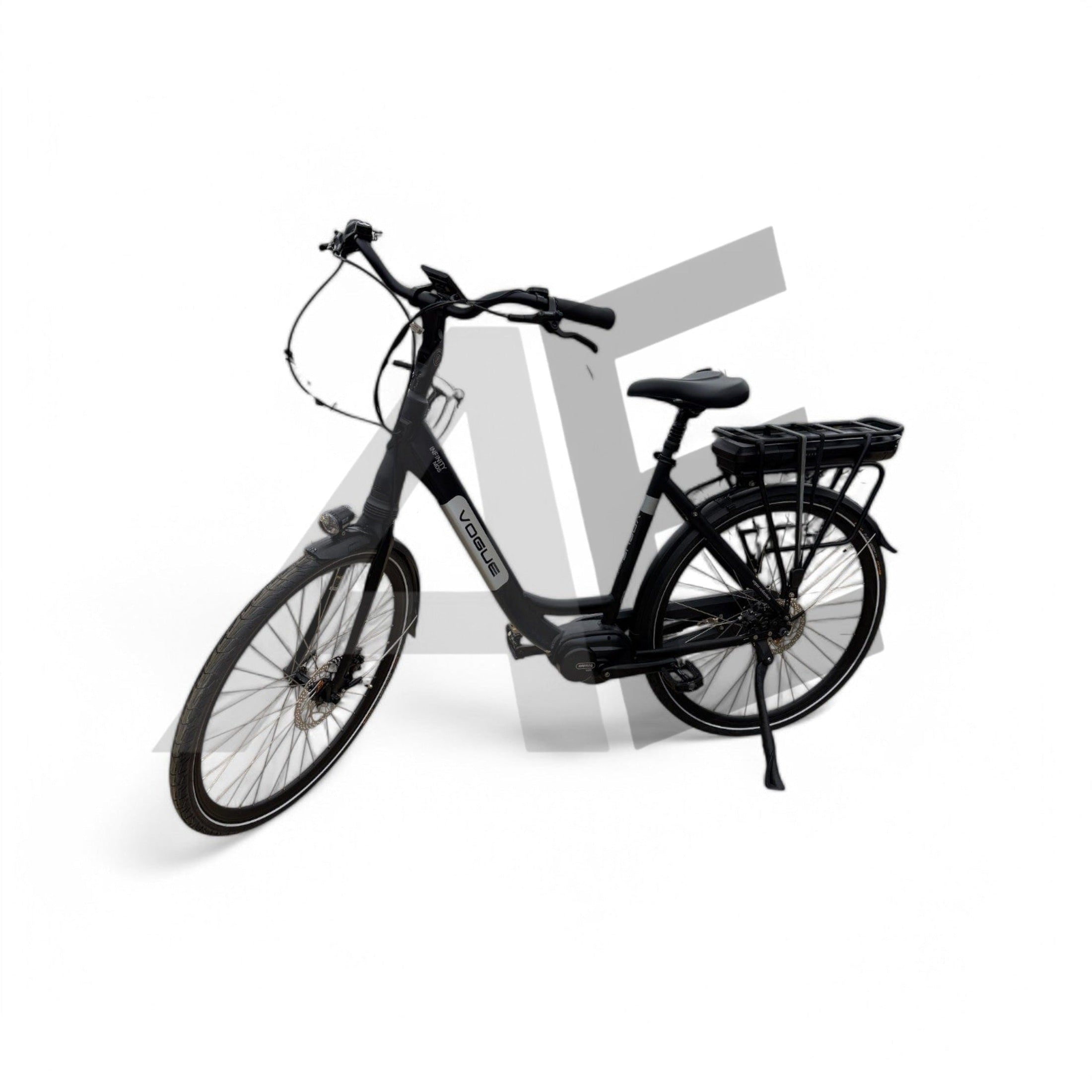 Vogue Infinity Elektrische Fiets Middenmotor Bafang M200 13Ah 468Wh 48cm met Hydraulische remmen - Mat Grijs - AE-trading
