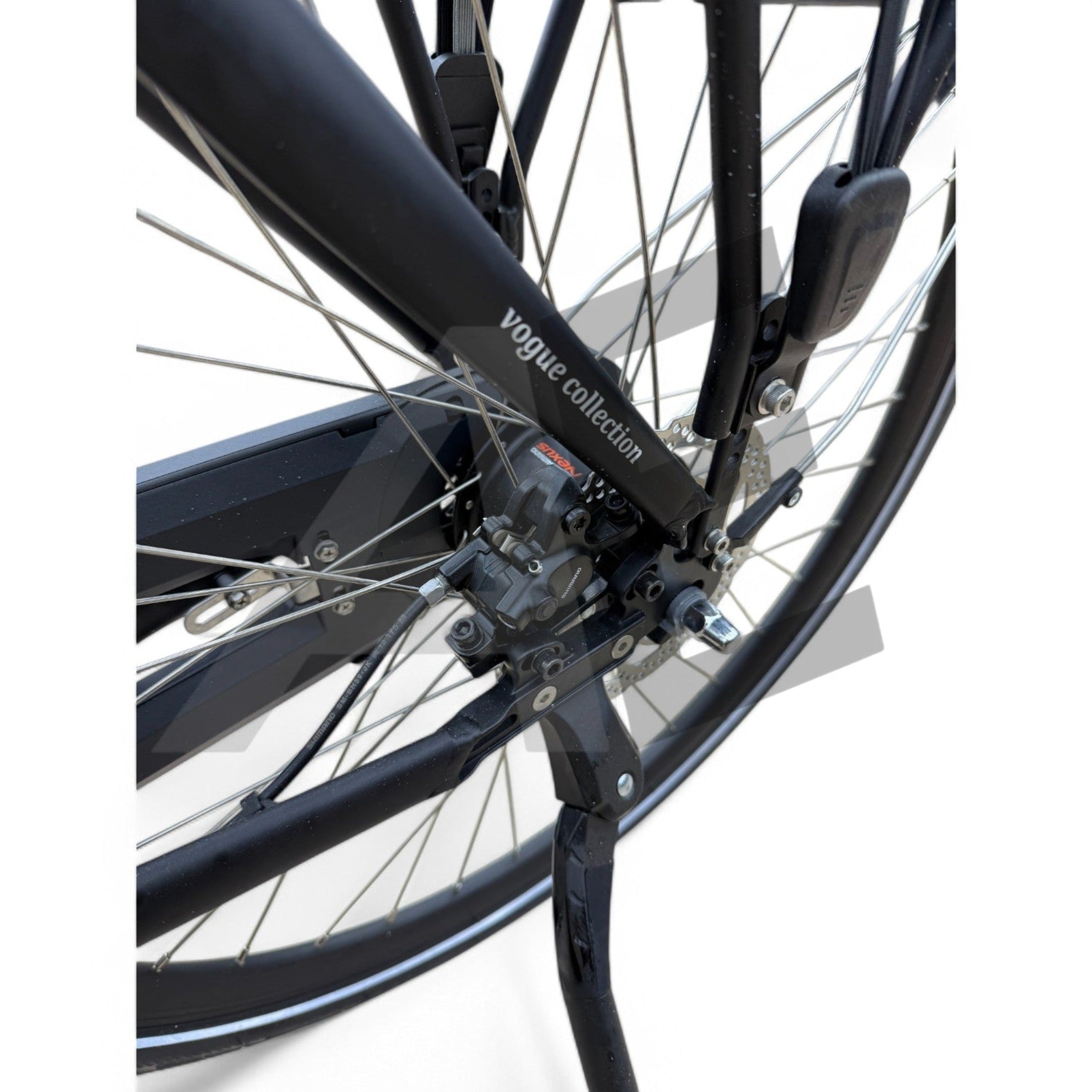 Vogue Infinity Elektrische Fiets Middenmotor Bafang M200 13Ah 468Wh 48cm met Hydraulische remmen - Mat Grijs - AE-trading