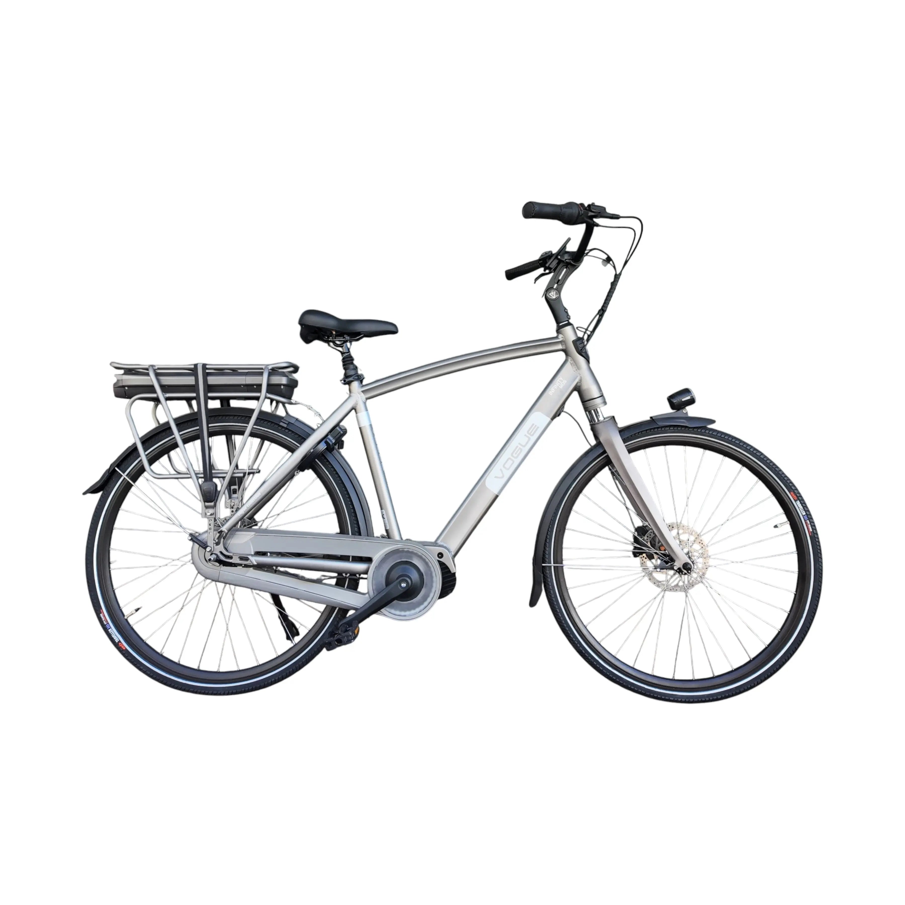 Vogue Infinity Man (Lakschade) Elektrische Fiets - Mat Grijs - 53cm - AE-trading