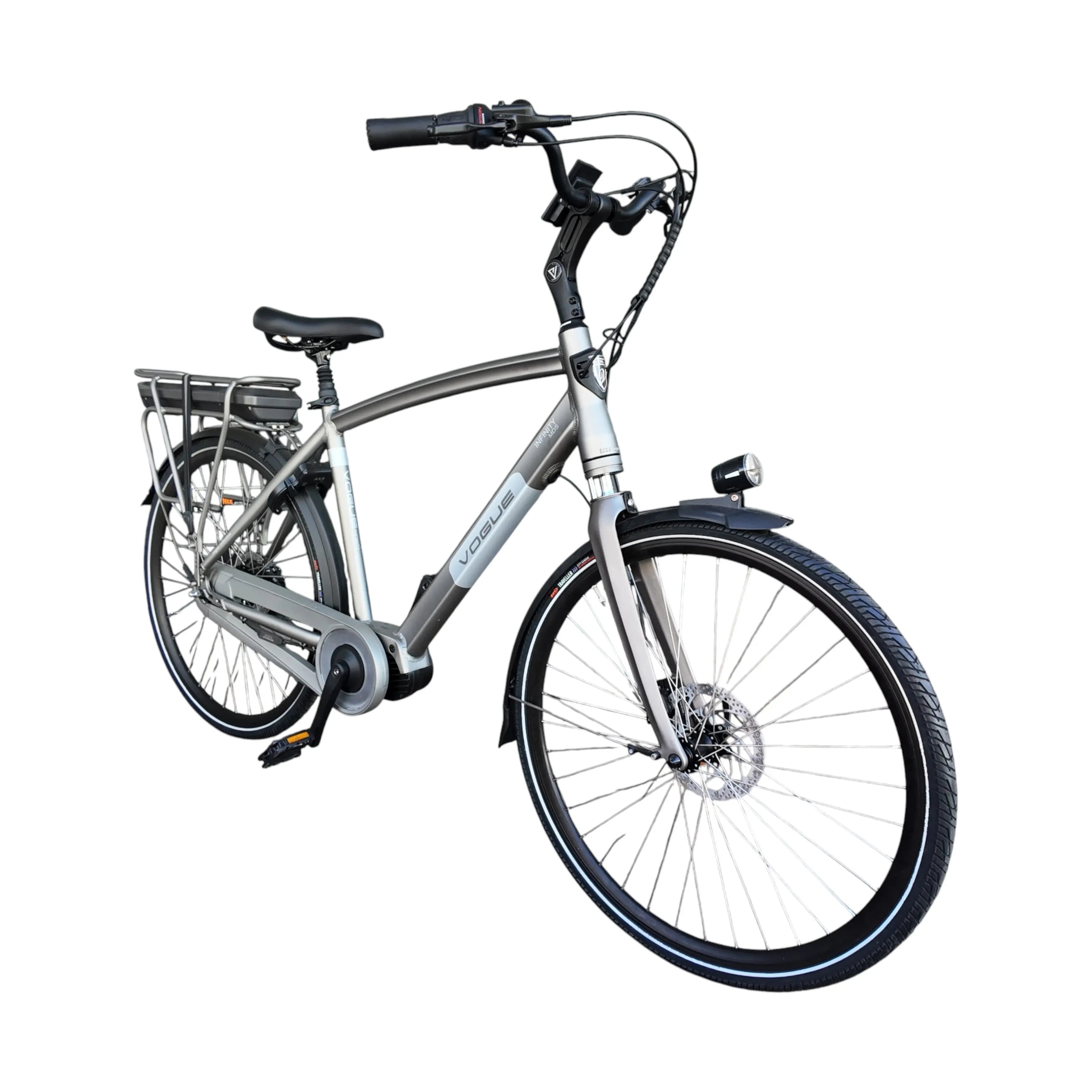 Vogue Infinity Man (Lakschade) Elektrische Fiets - Mat Grijs - 53cm - AE-trading