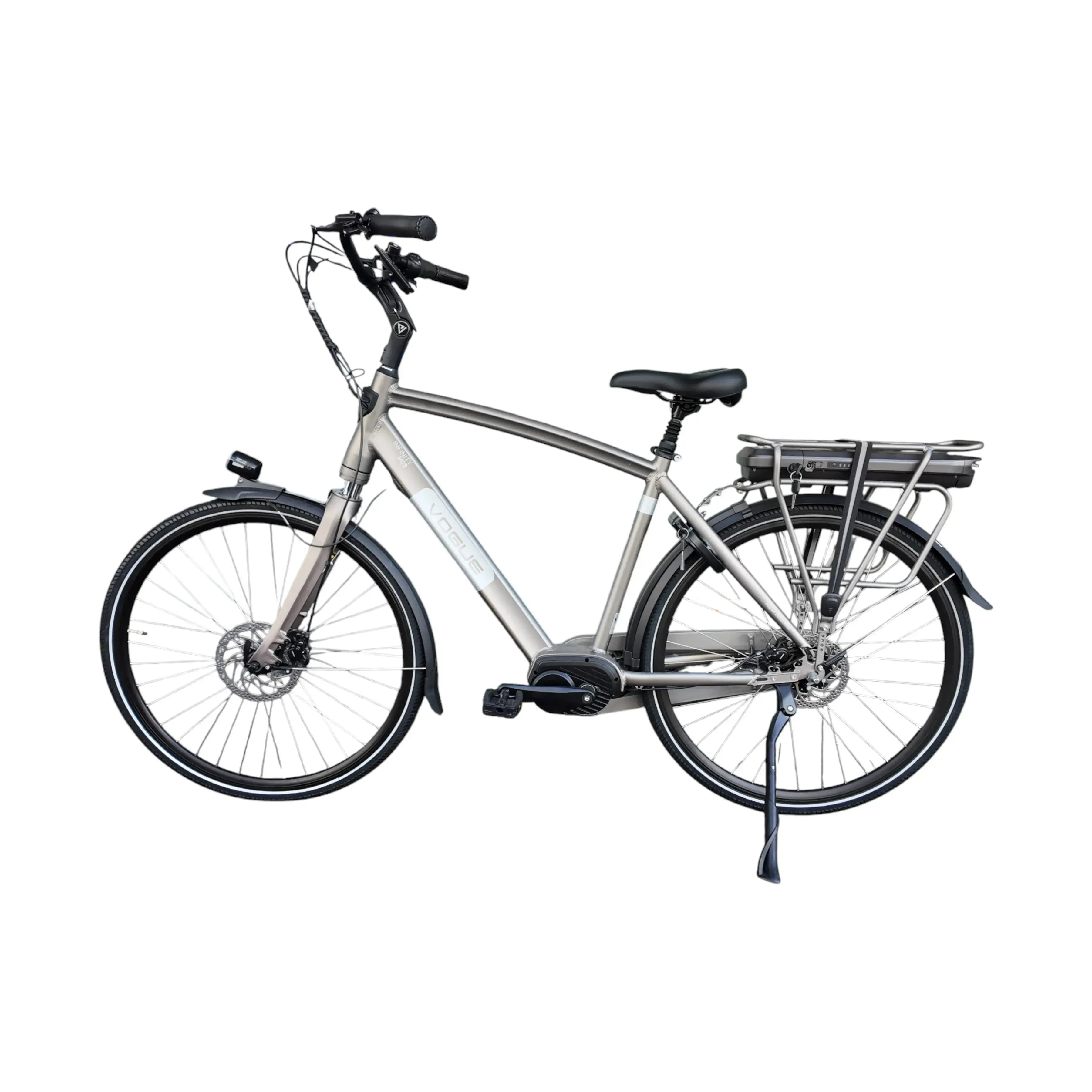 Vogue Infinity Man (Lakschade) Elektrische Fiets - Mat Grijs - 53cm - AE-trading