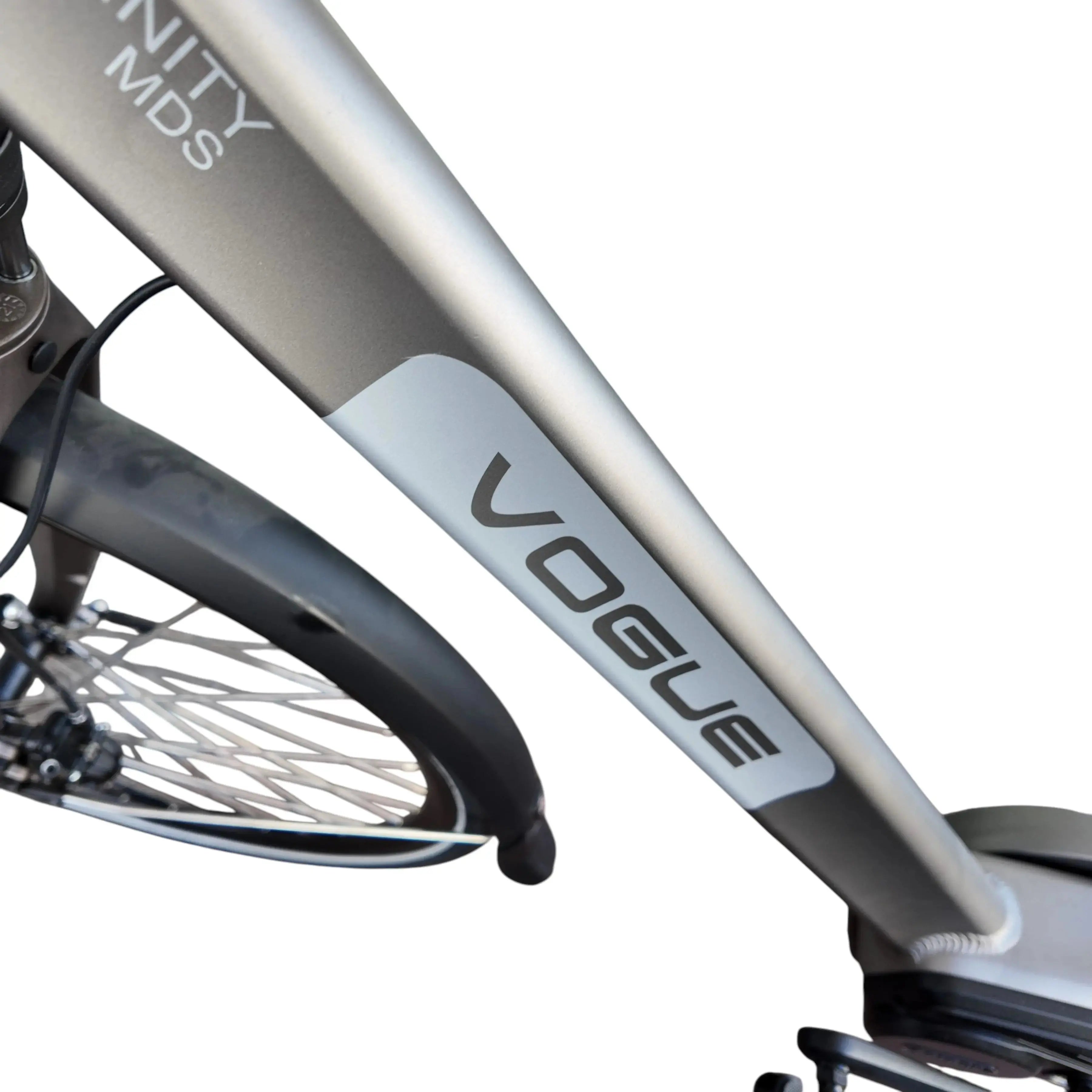 Vogue Infinity Man (Lakschade) Elektrische Fiets - Mat Grijs - 53cm - AE-trading