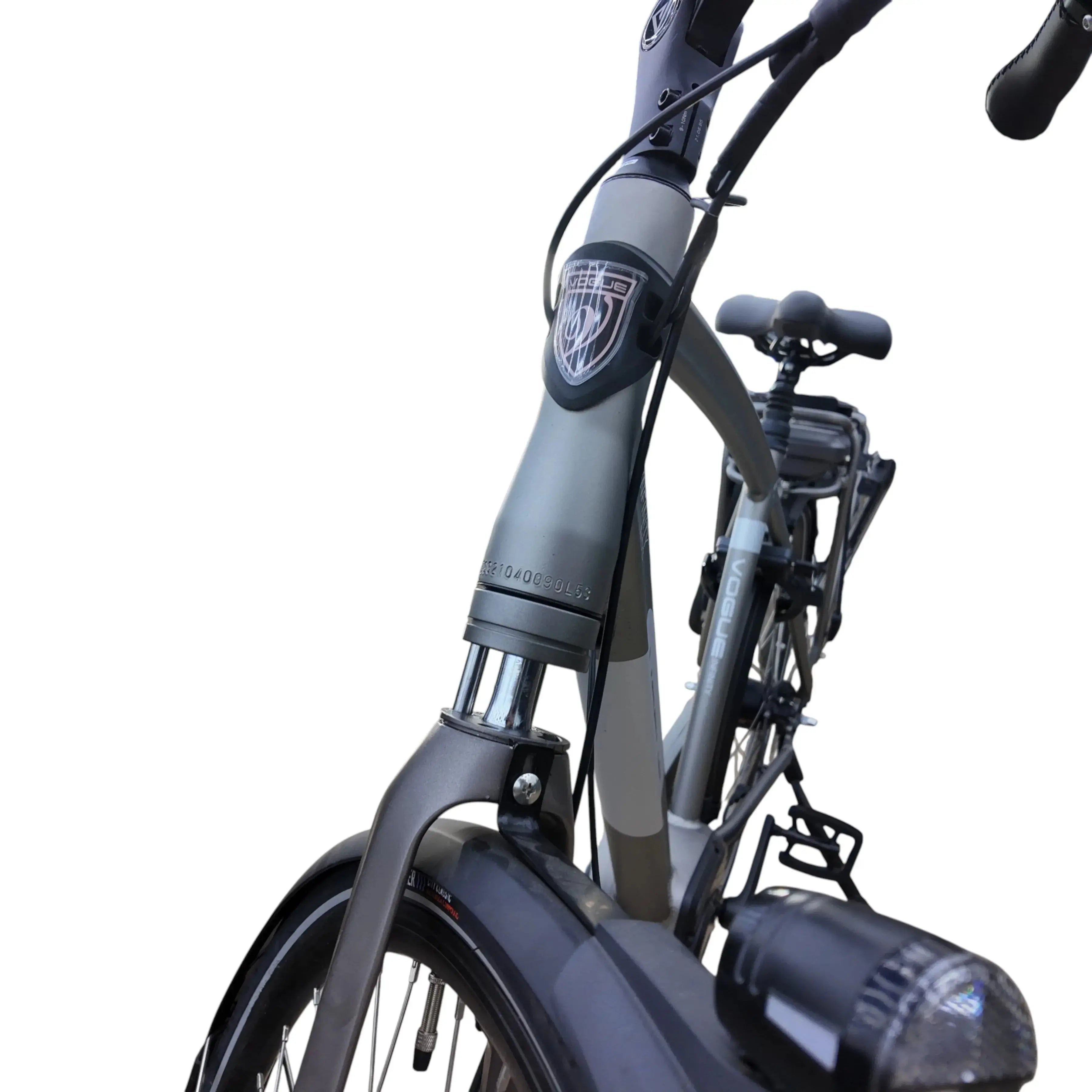 Vogue Infinity Man (Lakschade) Elektrische Fiets - Mat Grijs - 53cm - AE-trading
