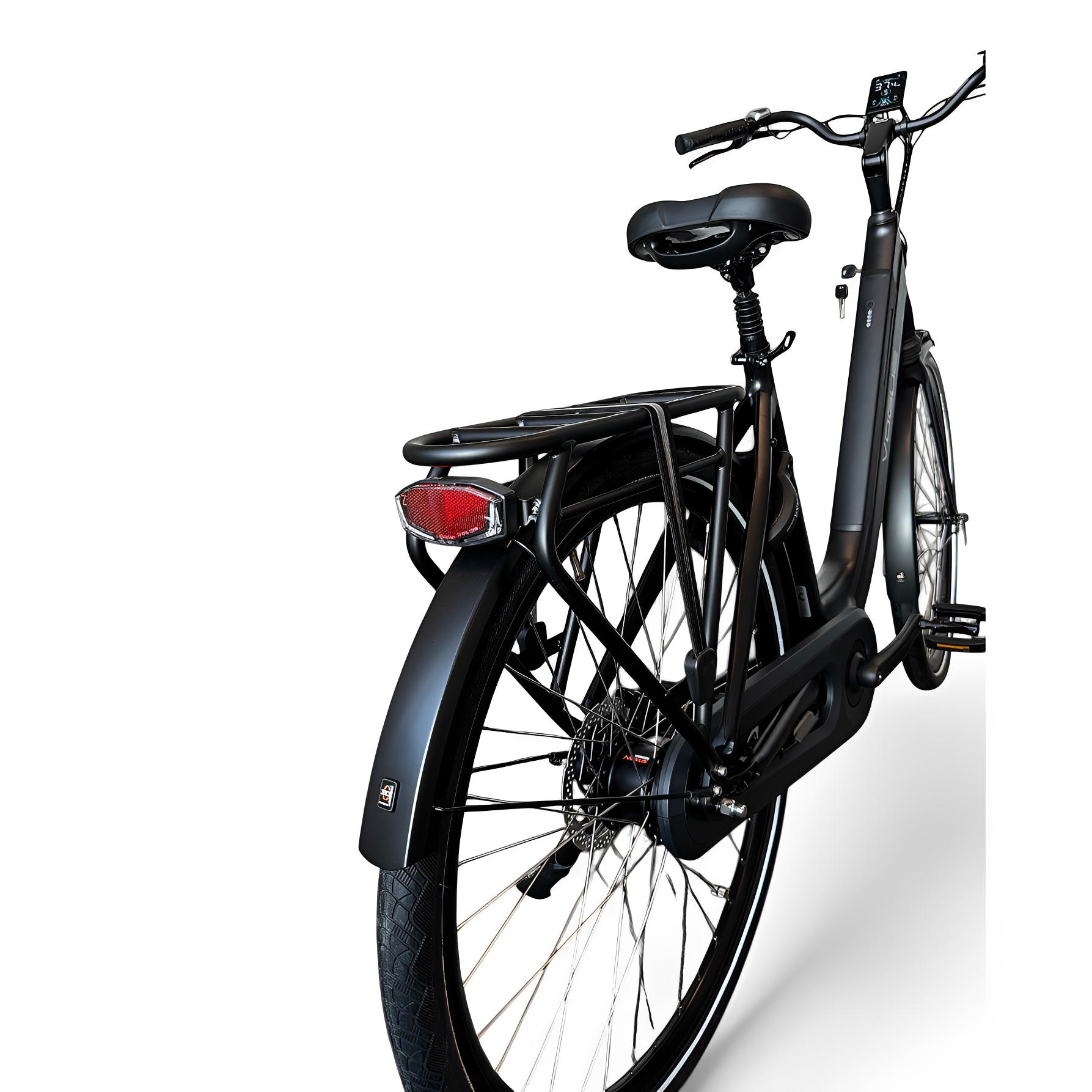 Vogue Mestengo 46cm Elektrische Fiets Hydraulische Remmen met Middenmotor - Donker Blauw - AE-trading
