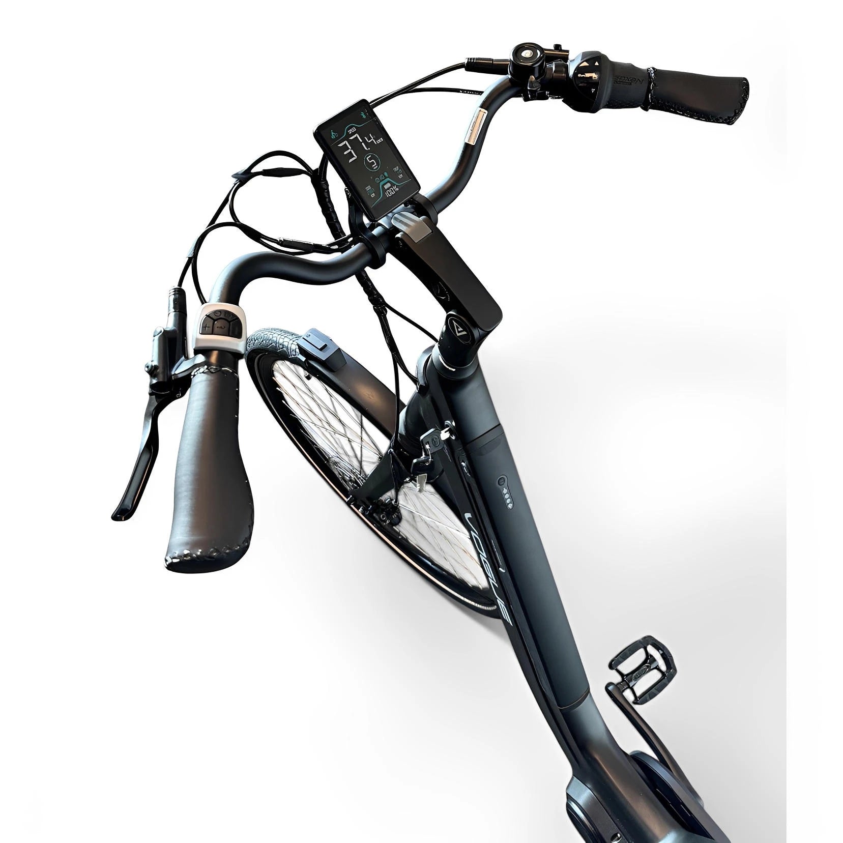 Vogue Mestengo 46cm Elektrische Fiets Hydraulische Remmen met Middenmotor - Donker Blauw - AE-trading