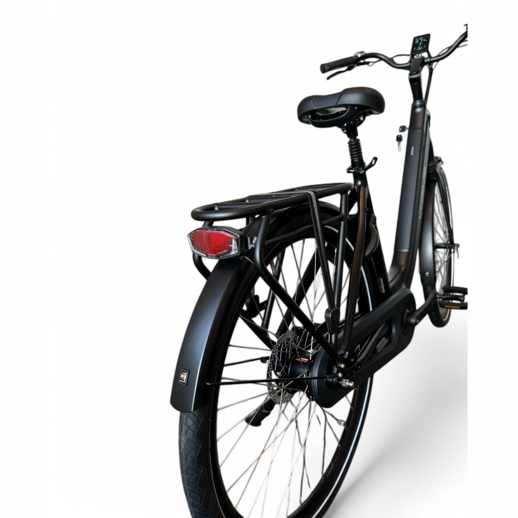 Vogue Mestengo 46cm Elektrische Fiets Hydraulische Remmen met Middenmotor - Mat Grijs - AE-trading