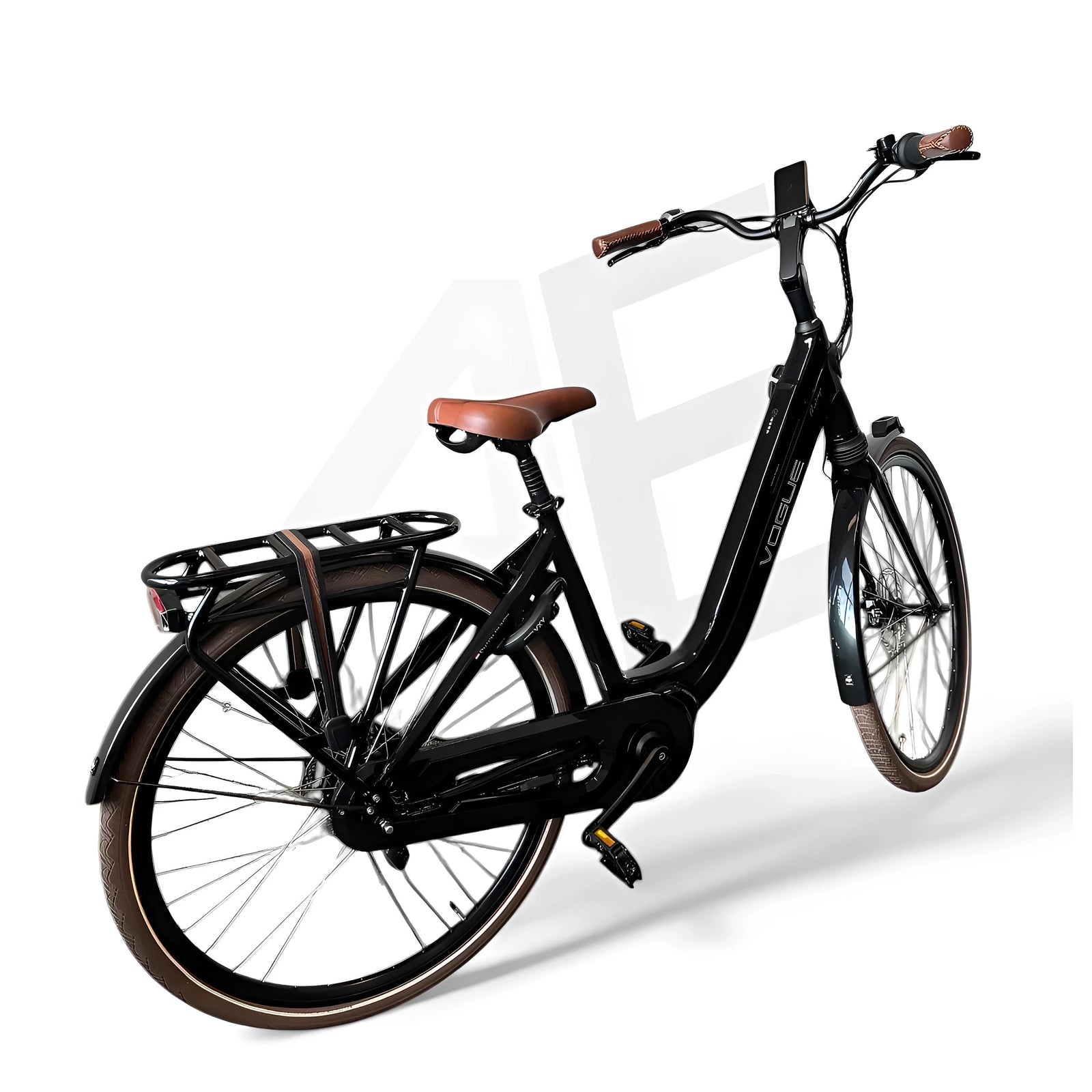 Vogue Mestengo Elektrische Fiets - Glans Zwart - 50cm - AE-trading