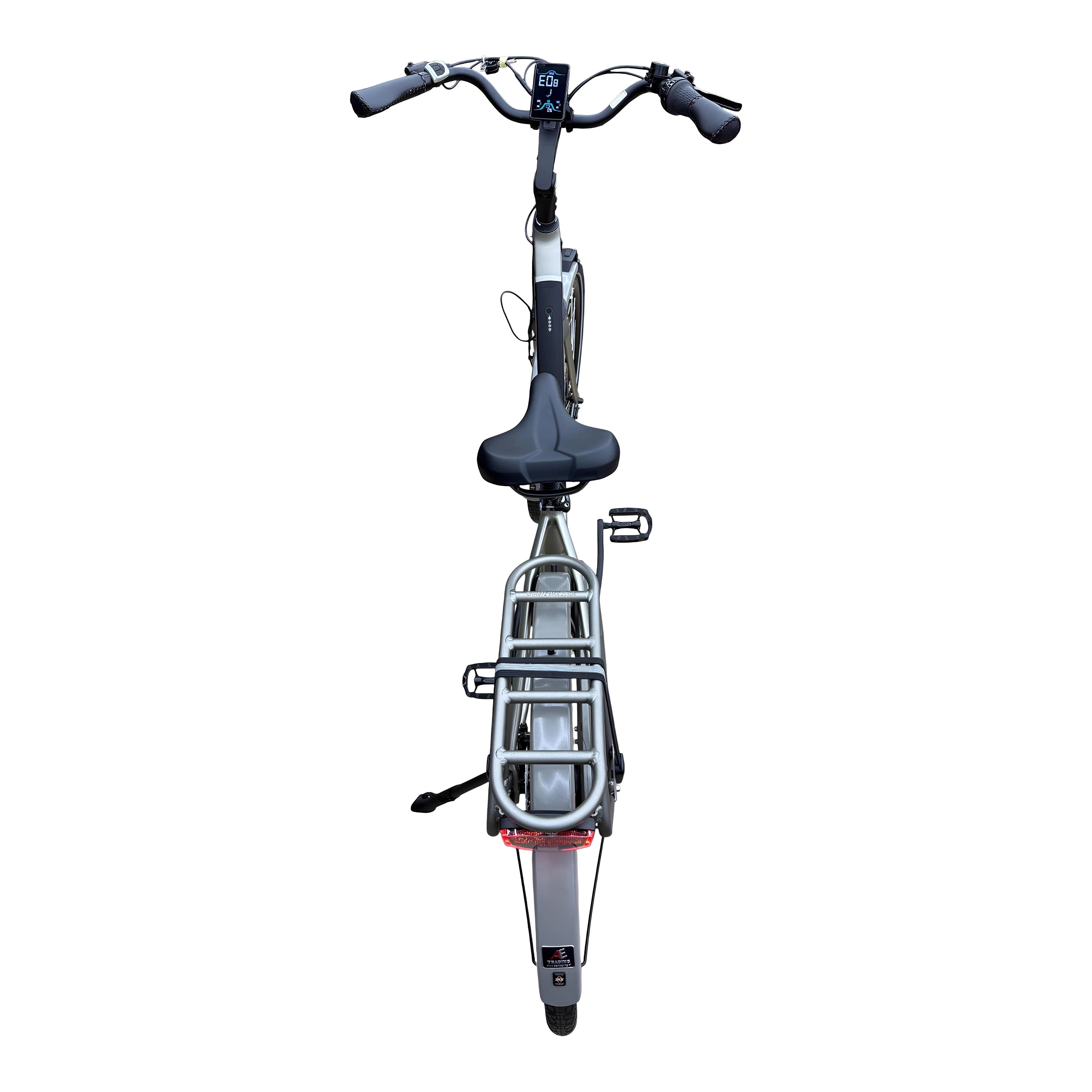 Vogue Mestengo 46cm Elektrische Fiets Hydraulische Remmen met Middenmotor - Mat Grijs - AE-trading