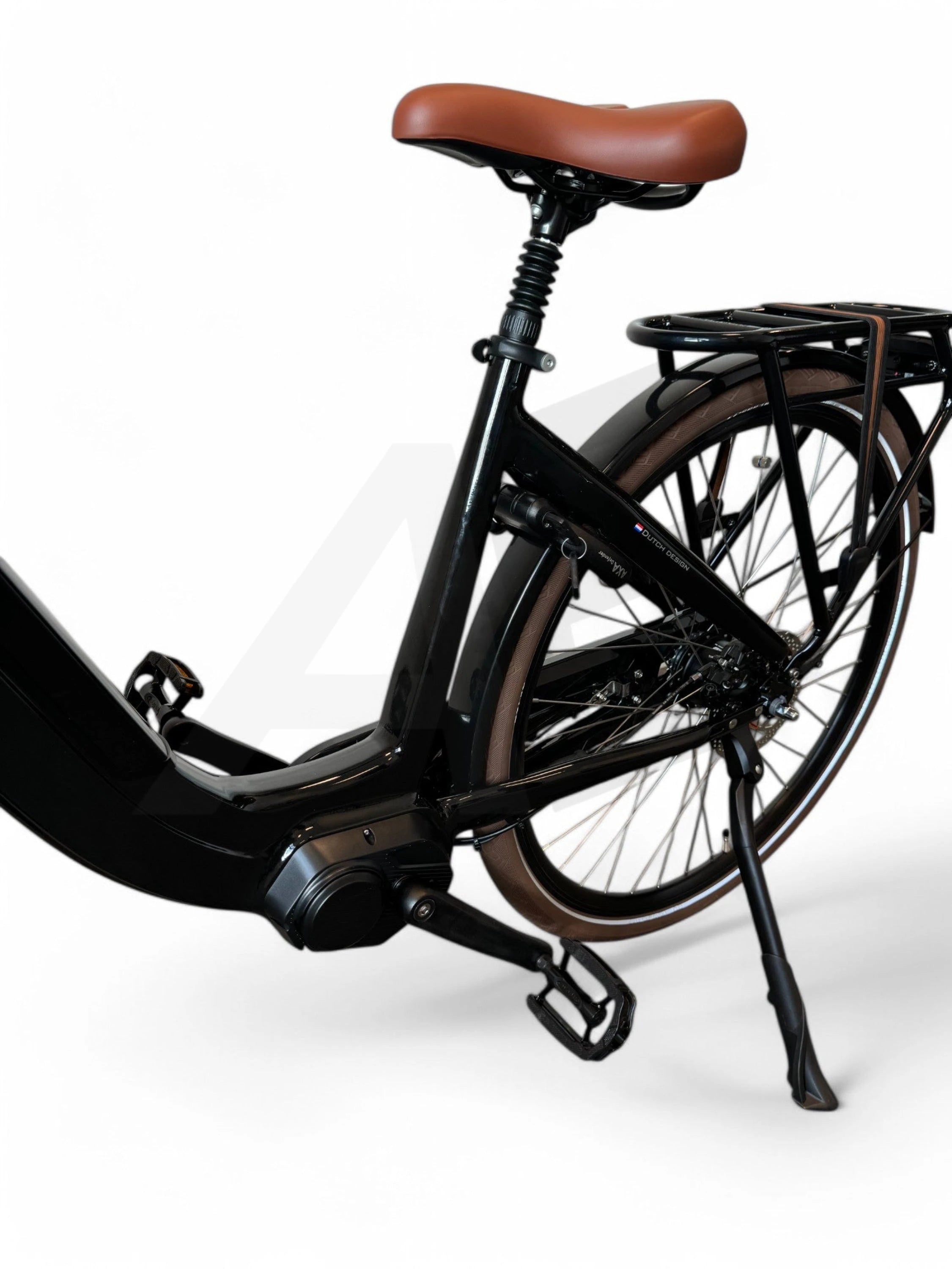 Vogue Mestengo 50Cm E-Bike Hydraulische Remmen Met Middenmotor - Glans Zwart Vogue E-Bike