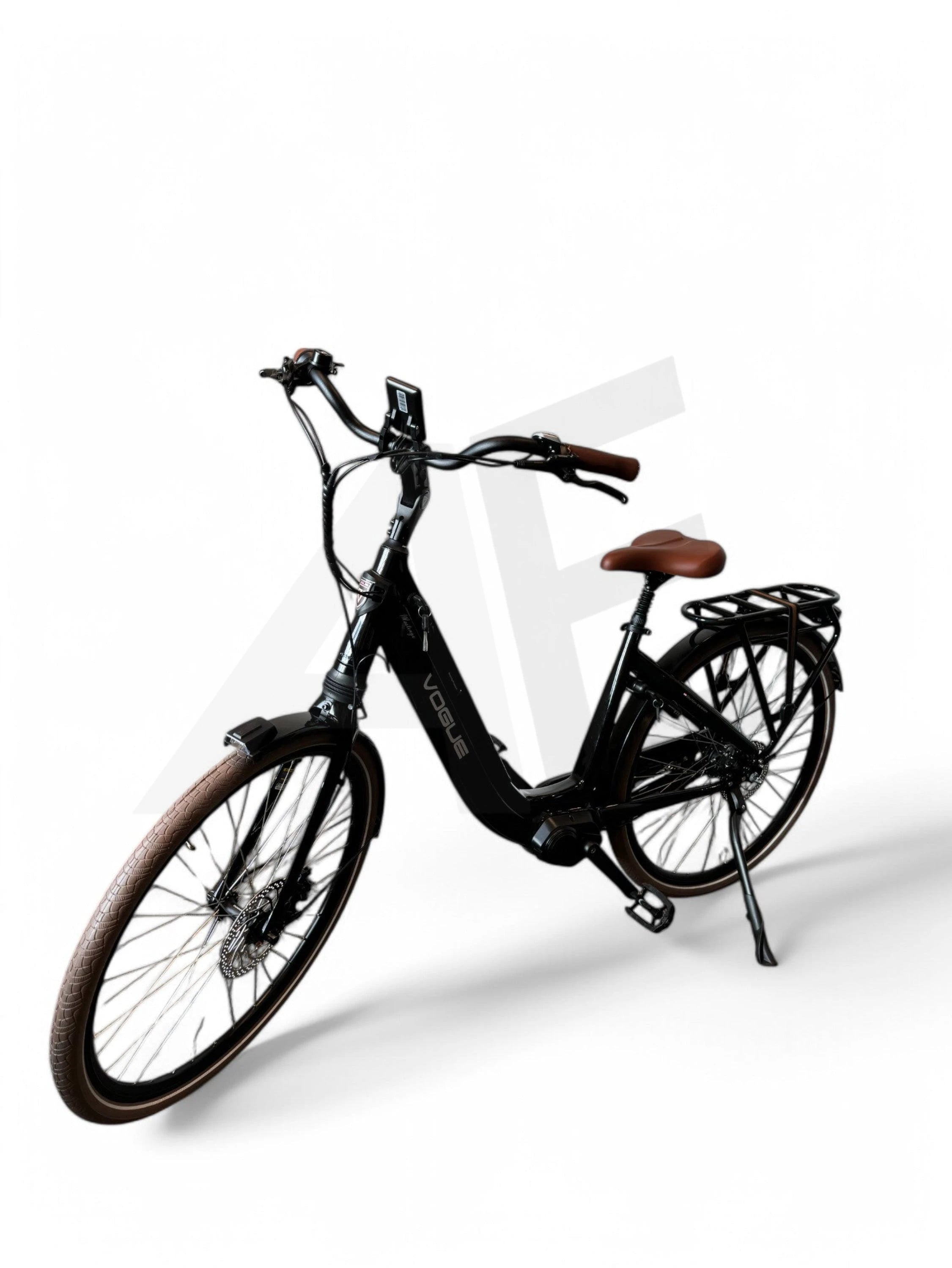 Vogue Mestengo 50Cm E-Bike Hydraulische Remmen Met Middenmotor - Glans Zwart Vogue E-Bike