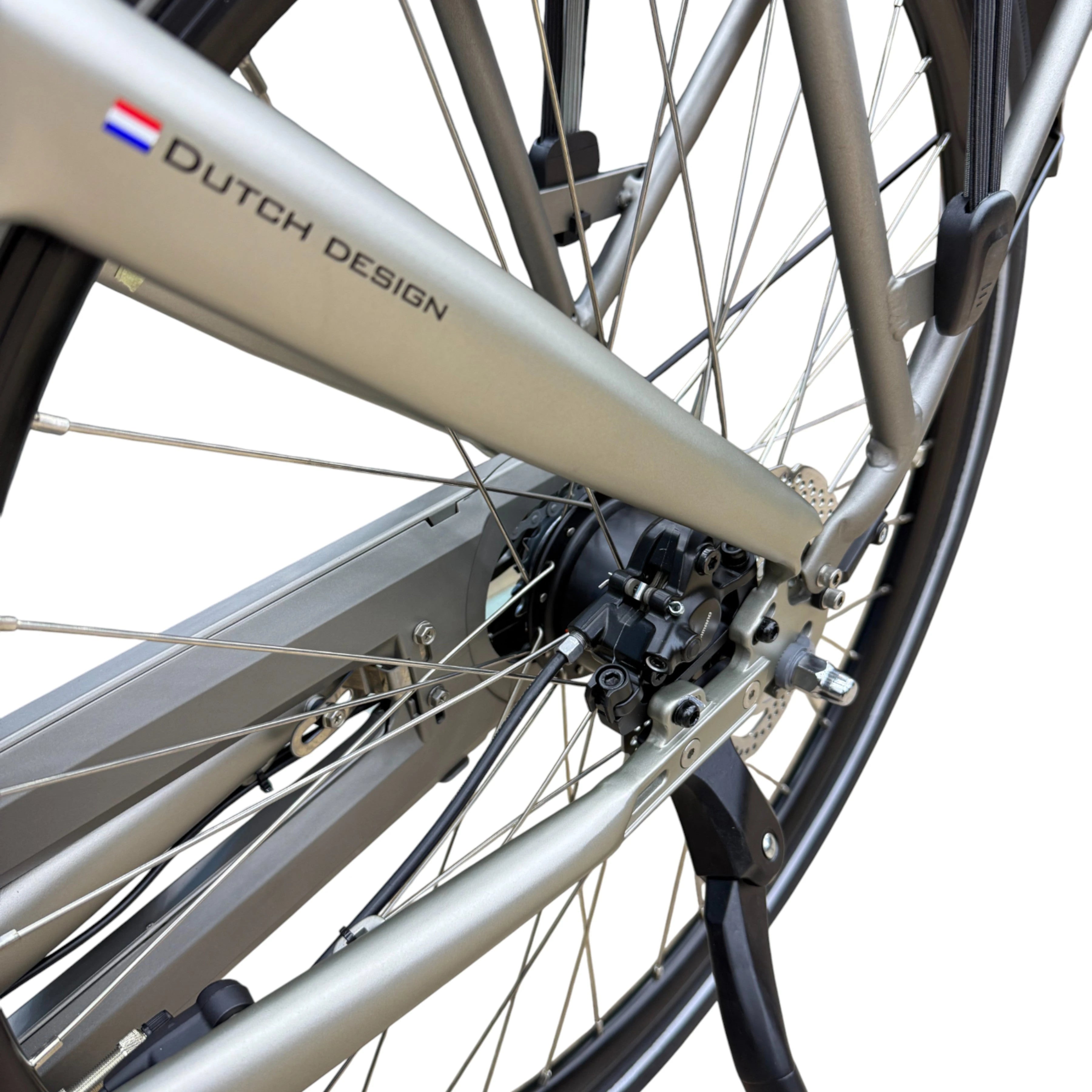 Vogue Mestengo 50cm Elektrische Fiets Hydraulische Remmen met Middenmotor - Mat Grijs - AE-trading