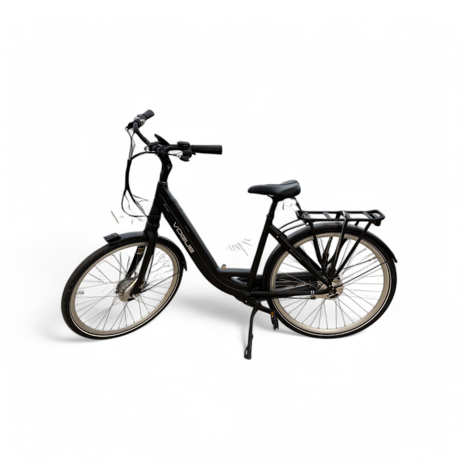 Vogue Mestengo Voorwielmotor Elektrische Fiets Mat Zwart - AE-trading