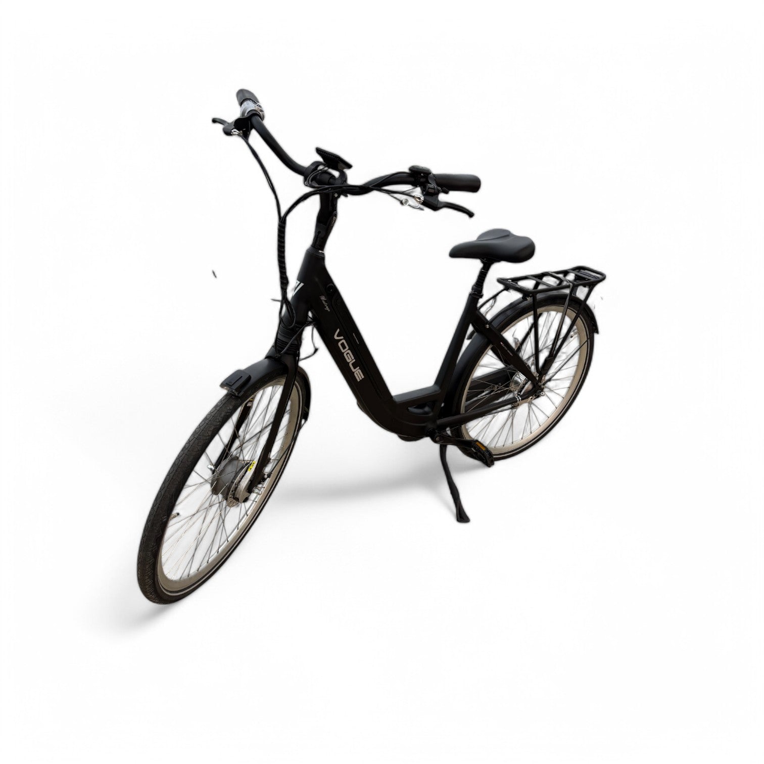 Vogue Mestengo Voorwielmotor Elektrische Fiets Mat Zwart - AE-trading