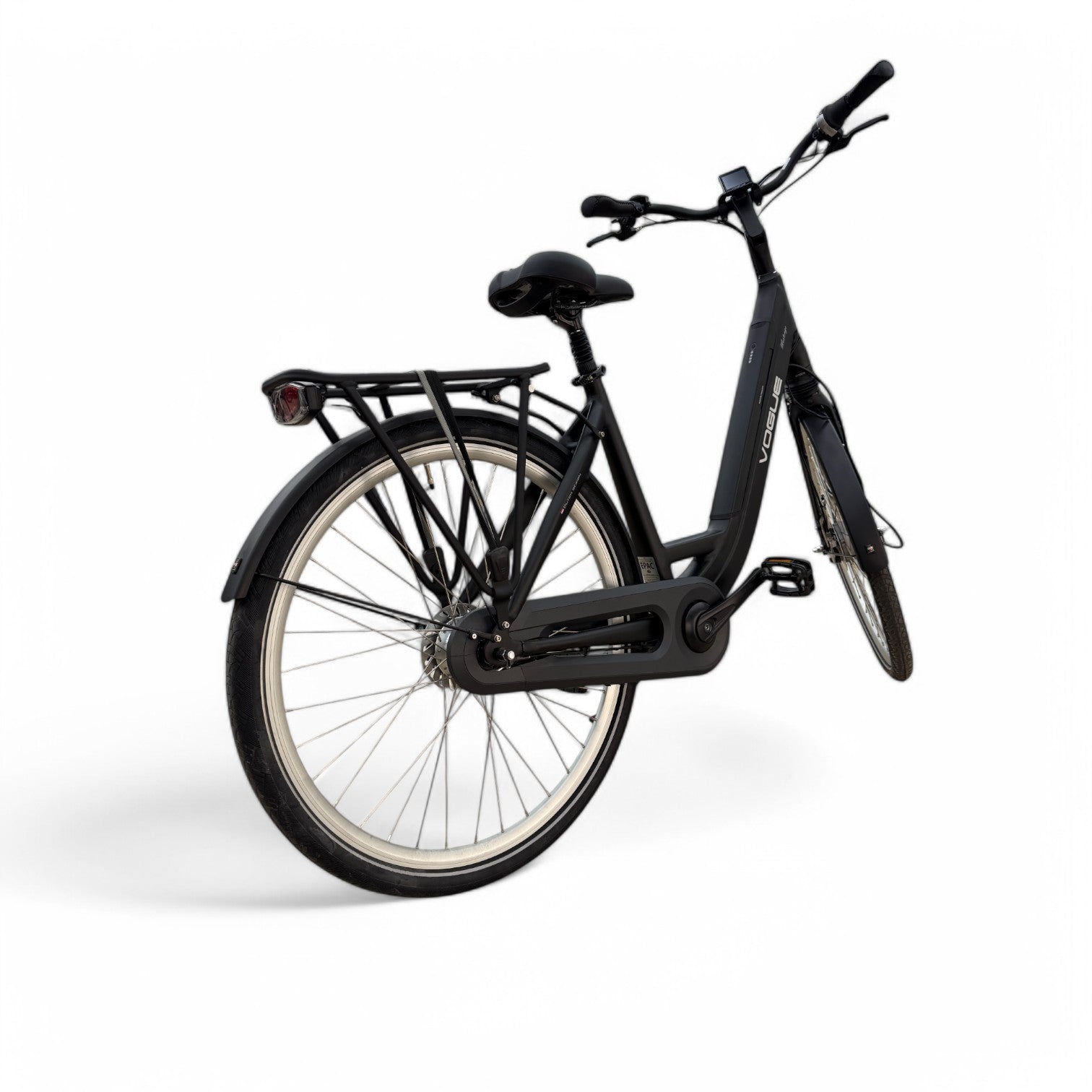 Vogue Mestengo Voorwielmotor Elektrische Fiets Mat Zwart - AE-trading