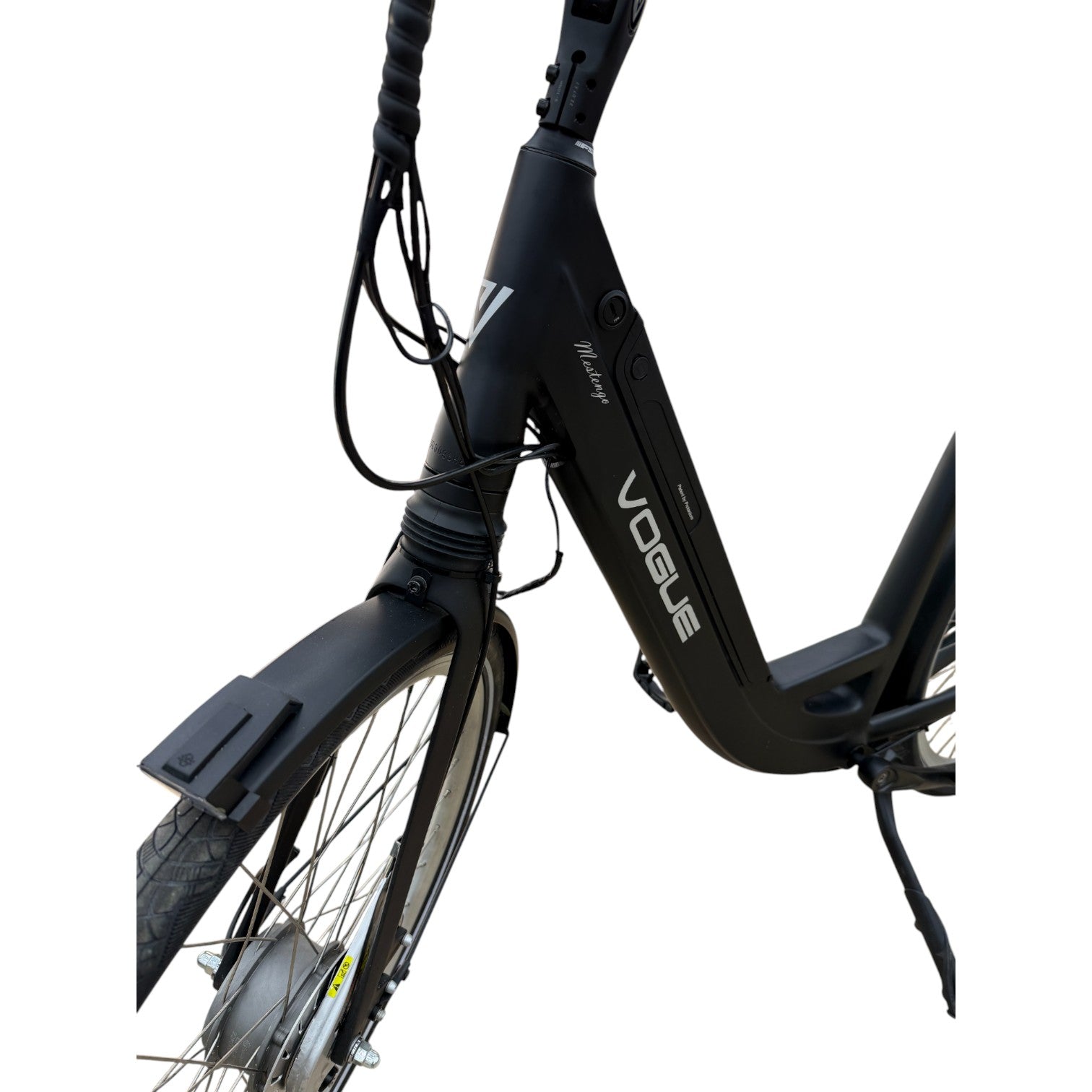 Vogue Mestengo Voorwielmotor Elektrische Fiets Mat Zwart - AE-trading