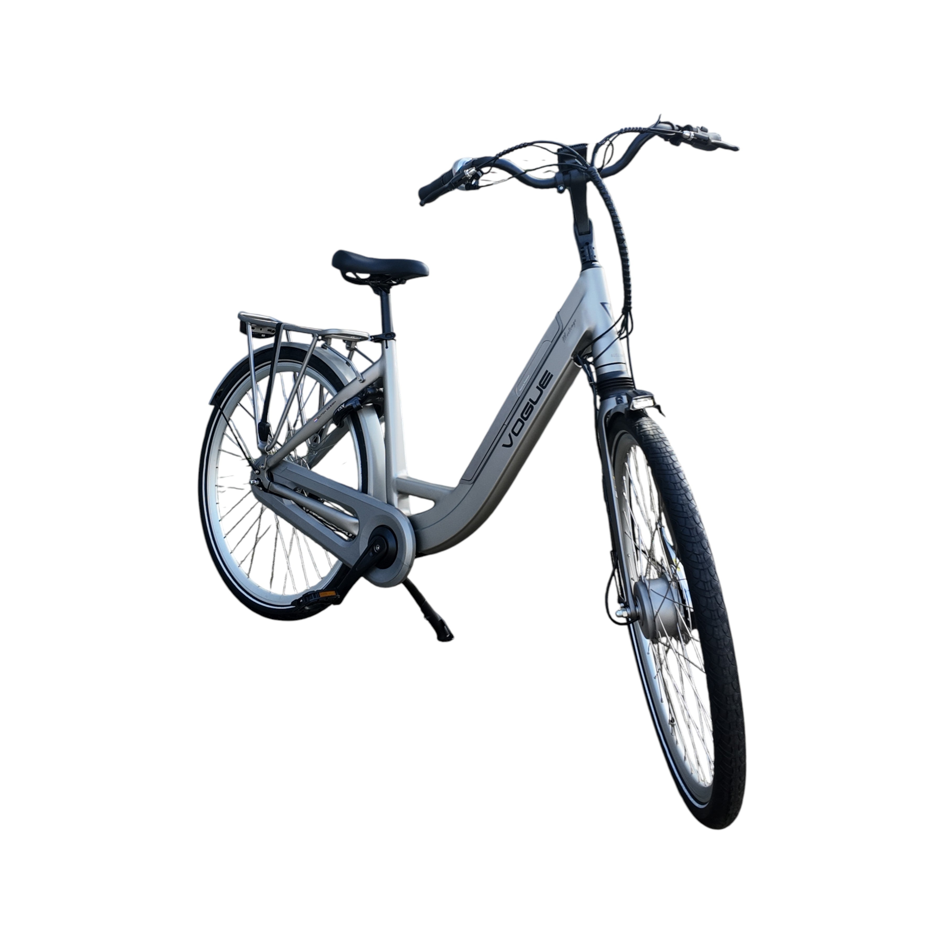 Vogue Mestengo Voorwielmotor Elektrische Fiets - Mat Grijs - Framemaat 50cm