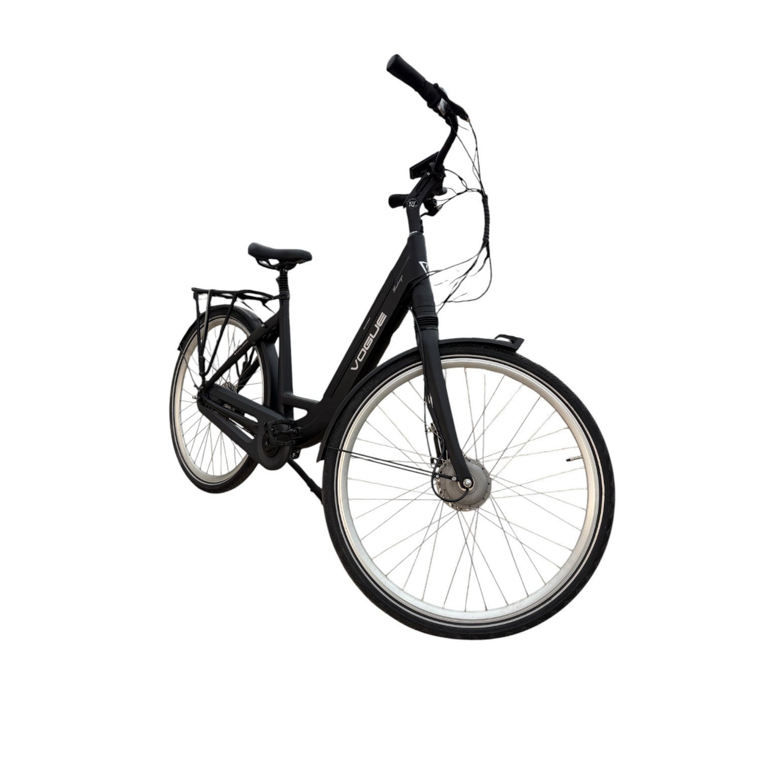 Vogue Mestengo Voorwielmotor Elektrische Fiets Mat Zwart - AE-trading