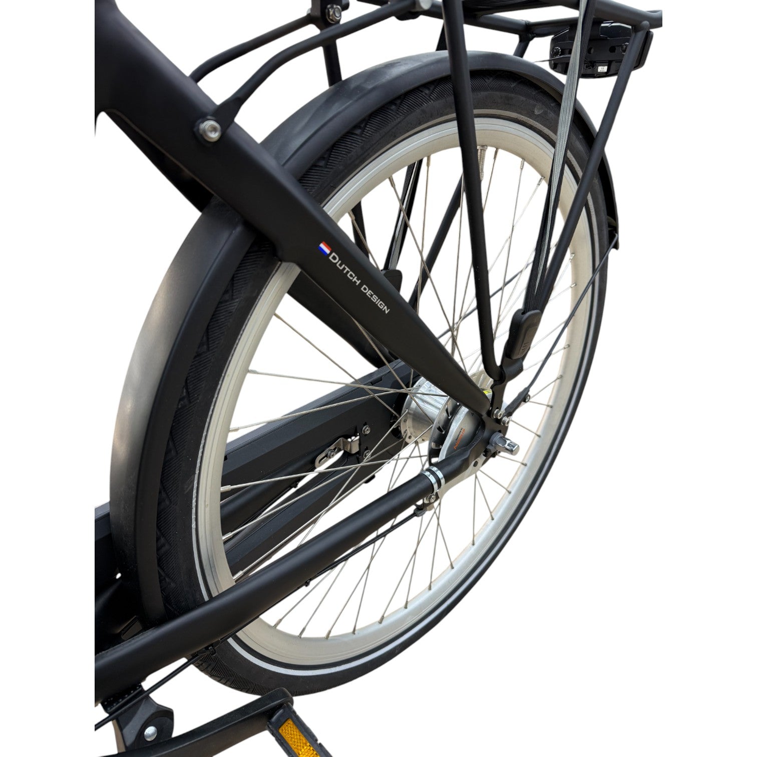 Vogue Mestengo Voorwielmotor Elektrische Fiets Mat Zwart - AE-trading