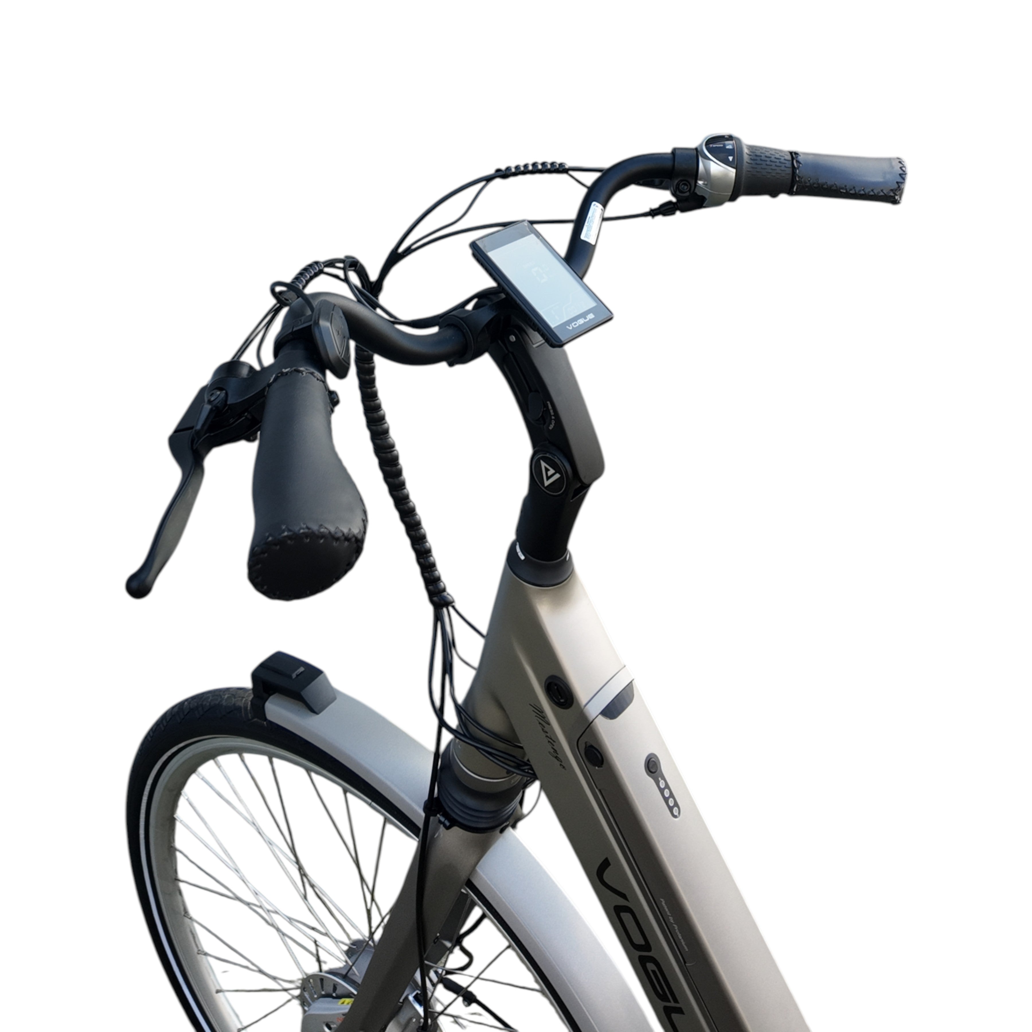 Vogue Mestengo Voorwielmotor Elektrische Fiets - Mat Grijs - Framemaat 50cm