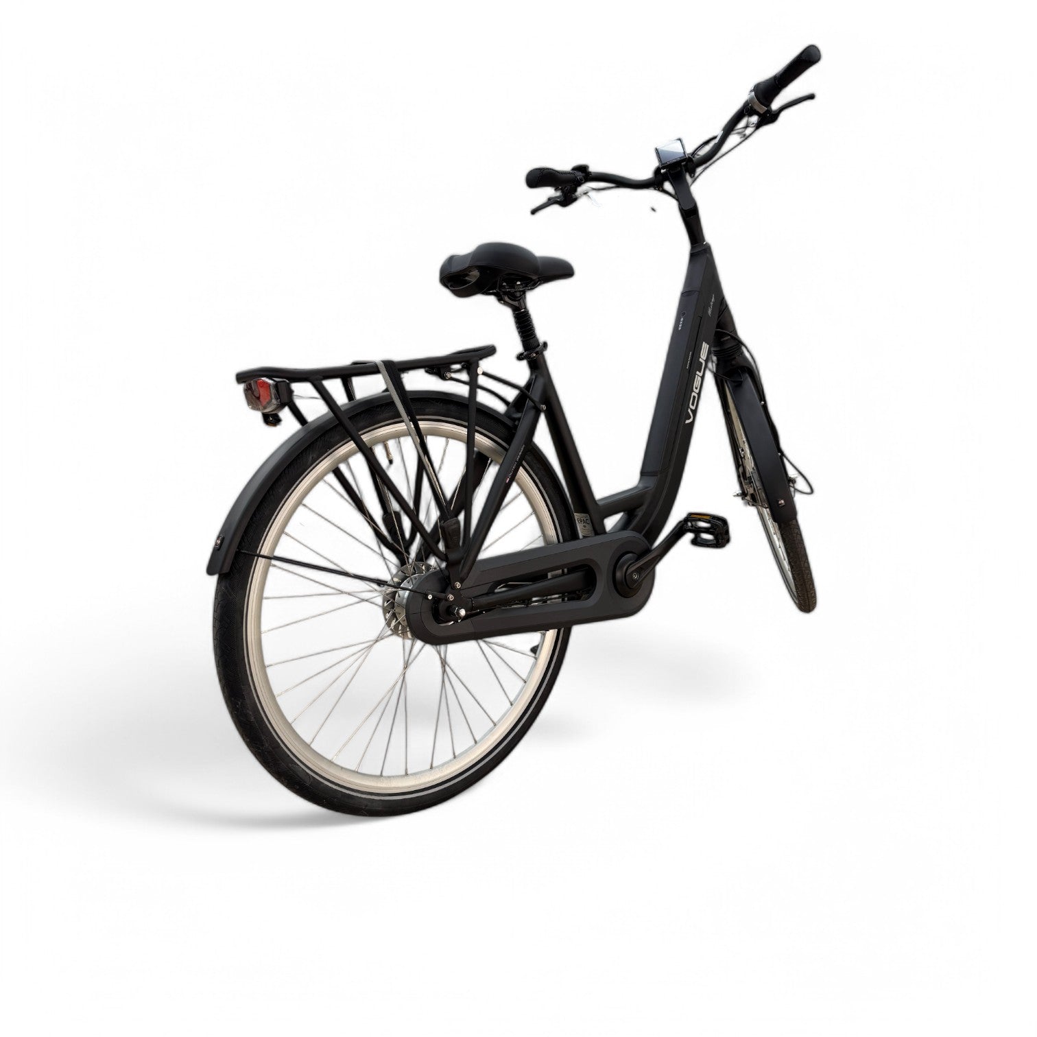 Vogue Mestengo Voorwielmotor Elektrische Fiets Mat Zwart - AE-trading