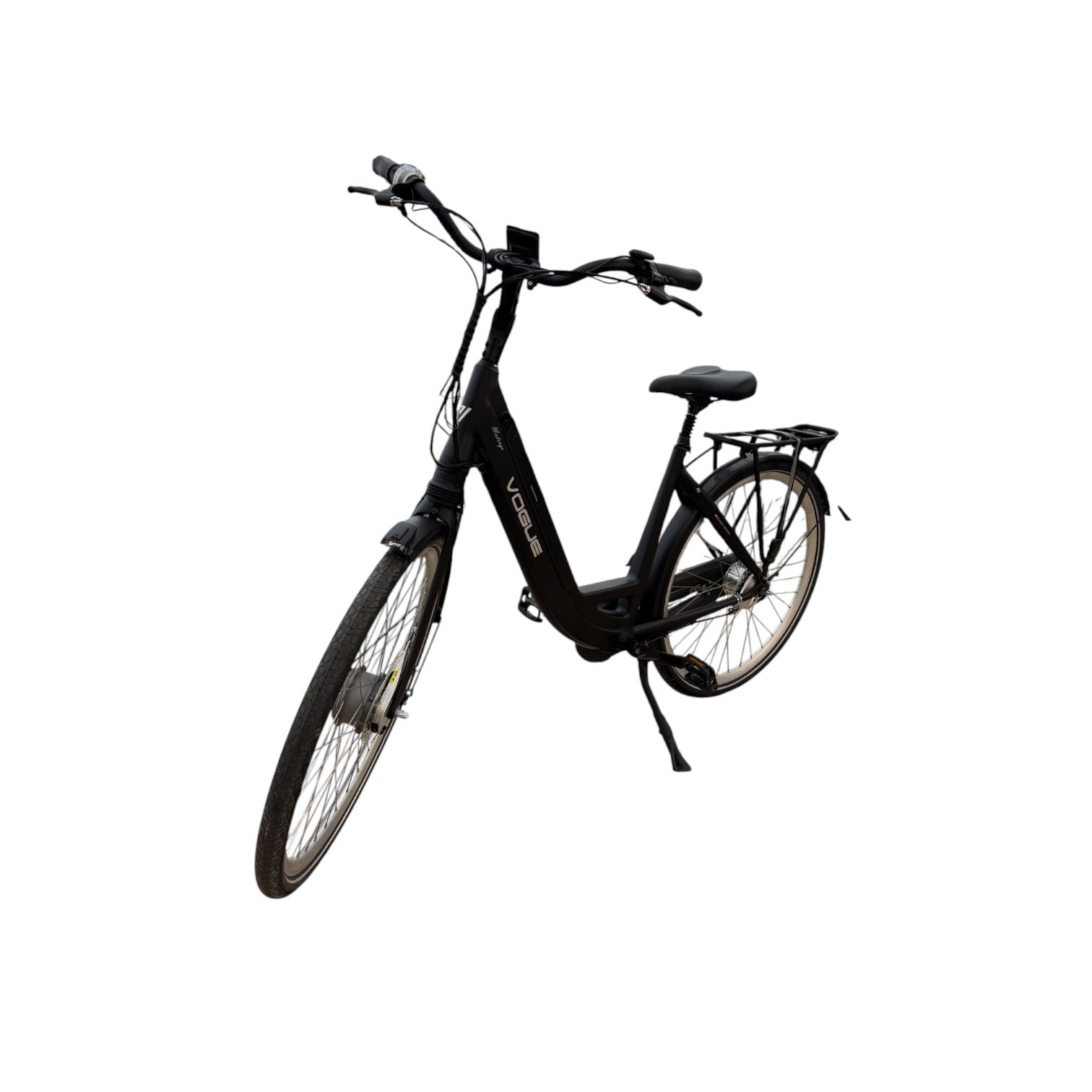 Vogue Mestengo Voorwielmotor Elektrische Fiets Mat Zwart - AE-trading