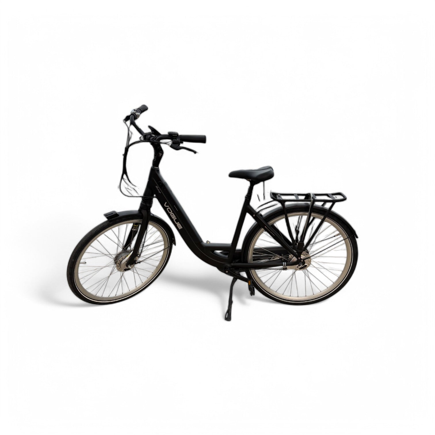 Vogue Mestengo Voorwielmotor Elektrische Fiets Mat Zwart - AE-trading