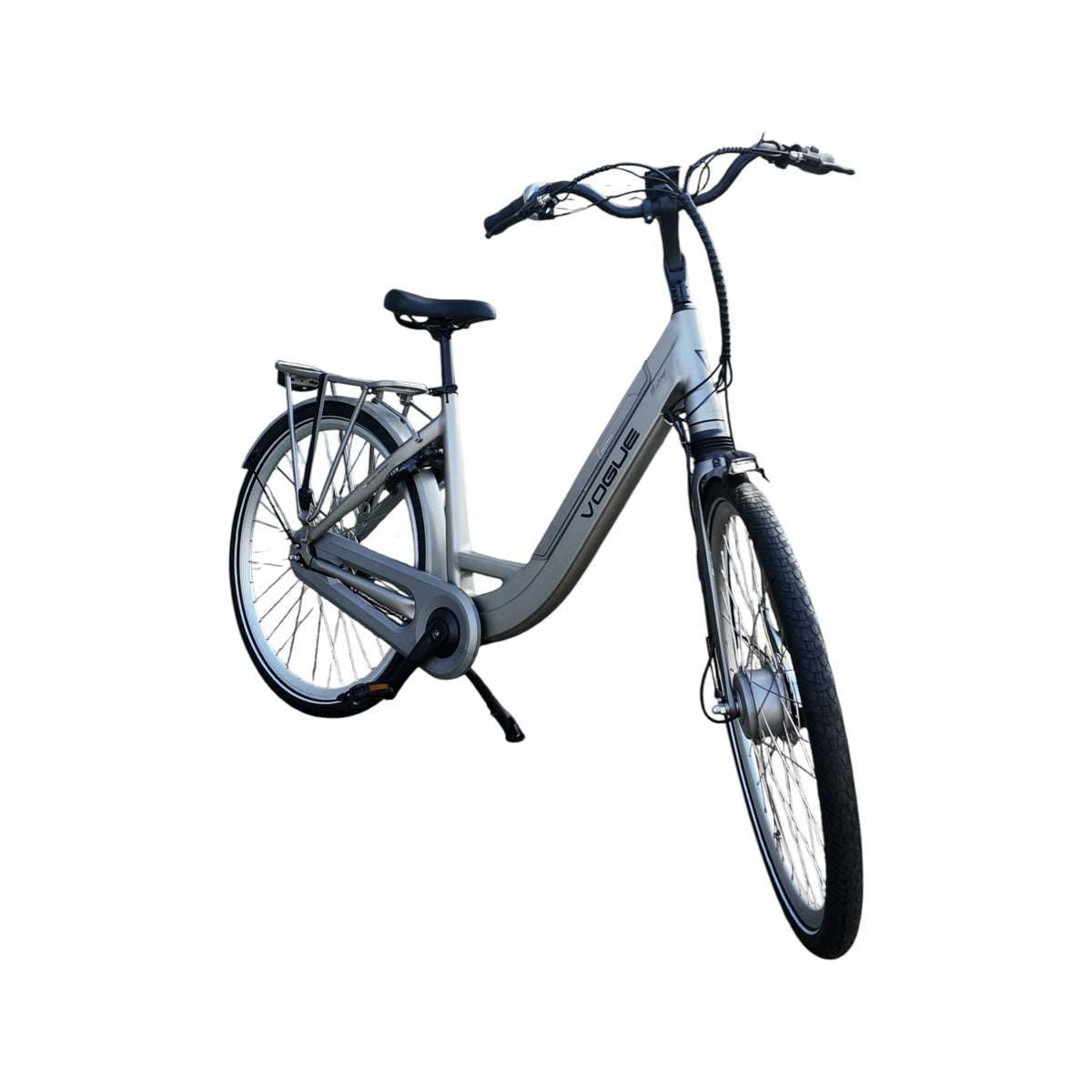 Vogue Mestengo Voorwielmotor Elektrische Fiets - Mat Grijs - Framemaat 50cm - AE-trading