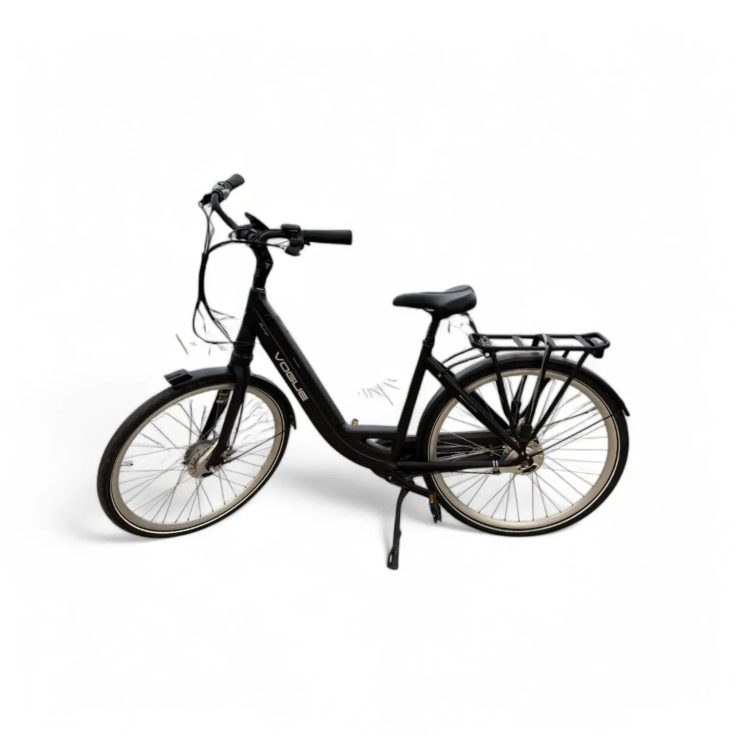 Vogue Mestengo Voorwielmotor - Elektrische Fiets - Mat Zwart - 50cm - AE-trading