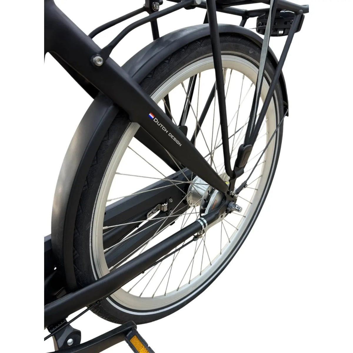 Vogue Mestengo Voorwielmotor - Elektrische Fiets - Mat Zwart - 50cm - AE-trading