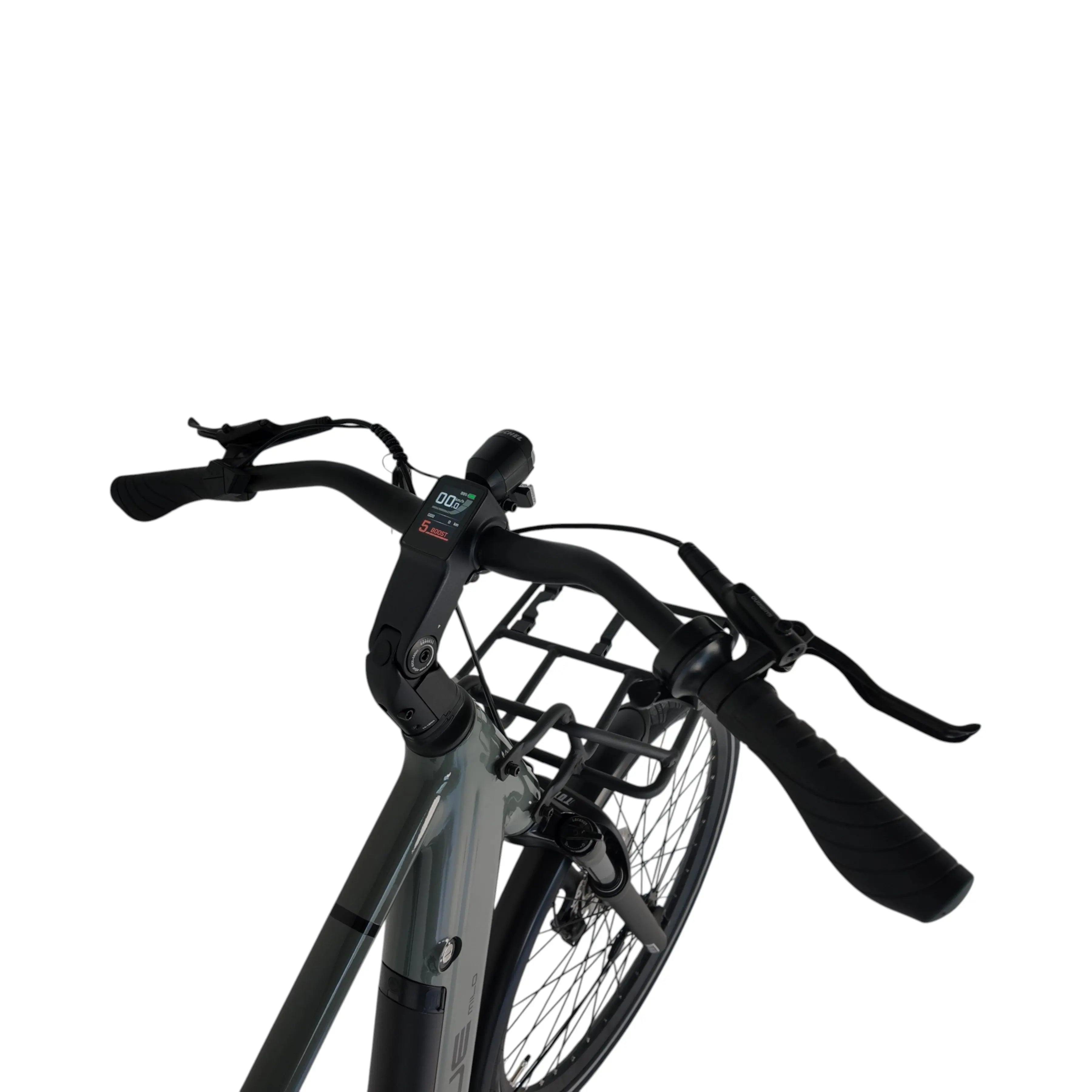 Vogue Milo Man Elektrische Fiets - Glossy Dark Grey - 47 cm - AE-trading