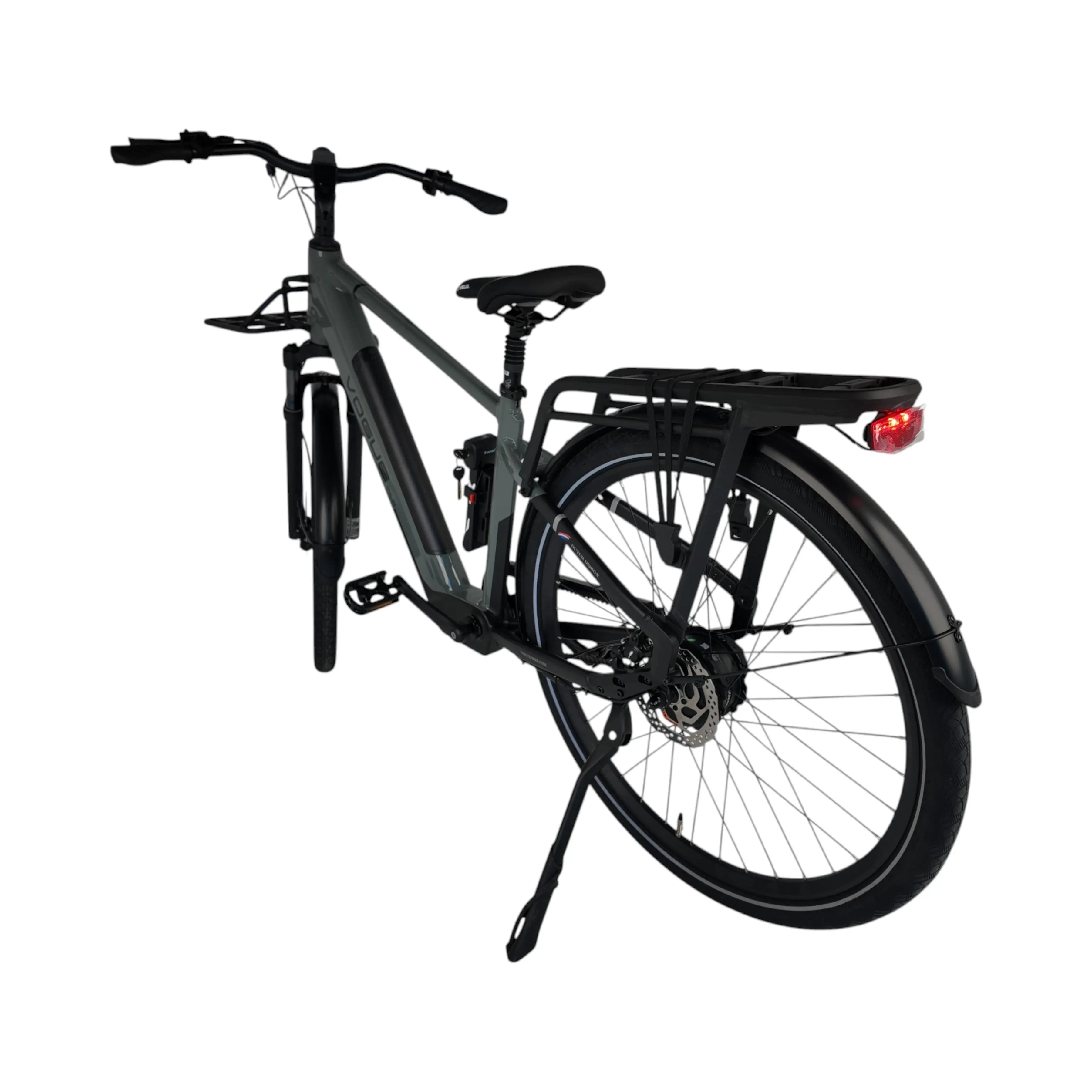 Vogue Milo Man Elektrische Fiets - Glossy Dark Grey - 47 cm - AE-trading
