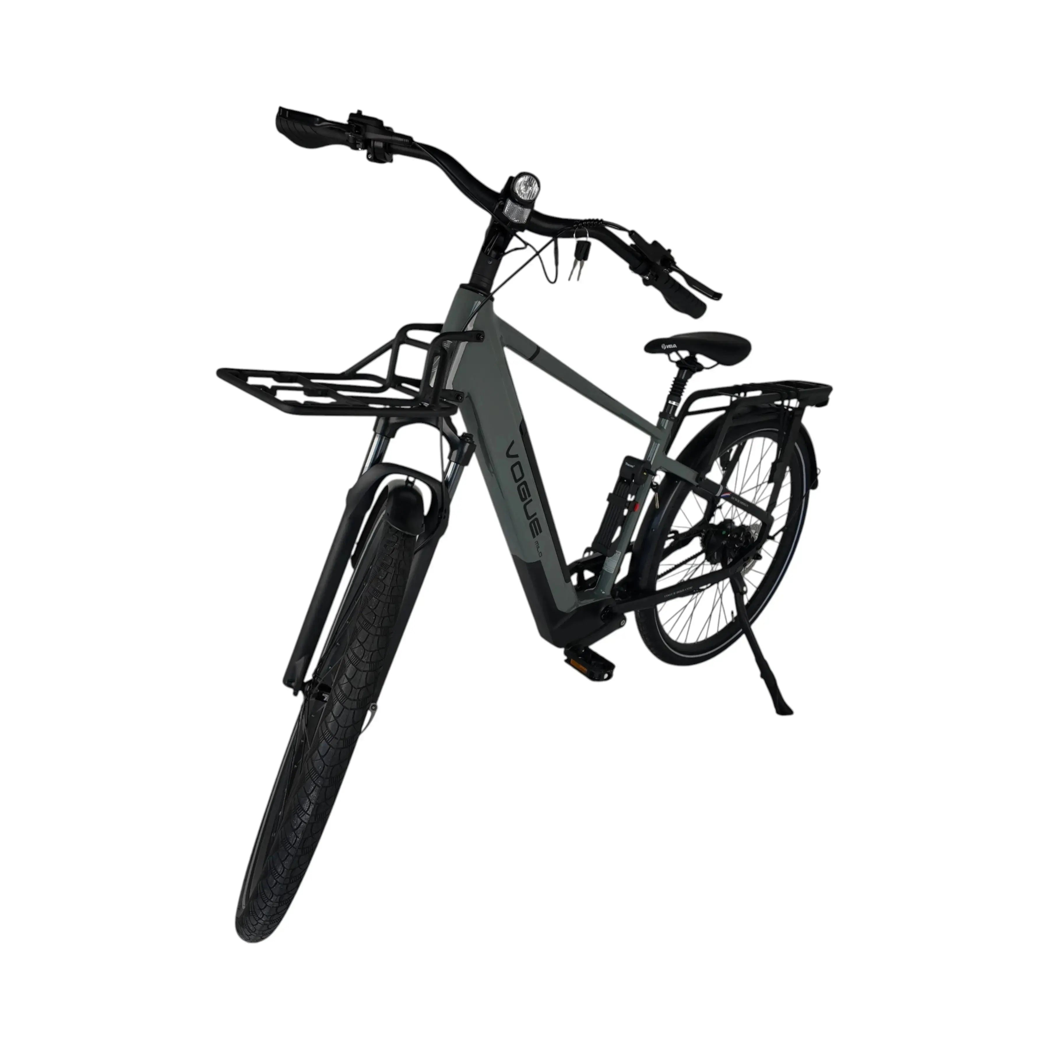 Vogue Milo Man Elektrische Fiets - Glossy Dark Grey - 47 cm - AE-trading