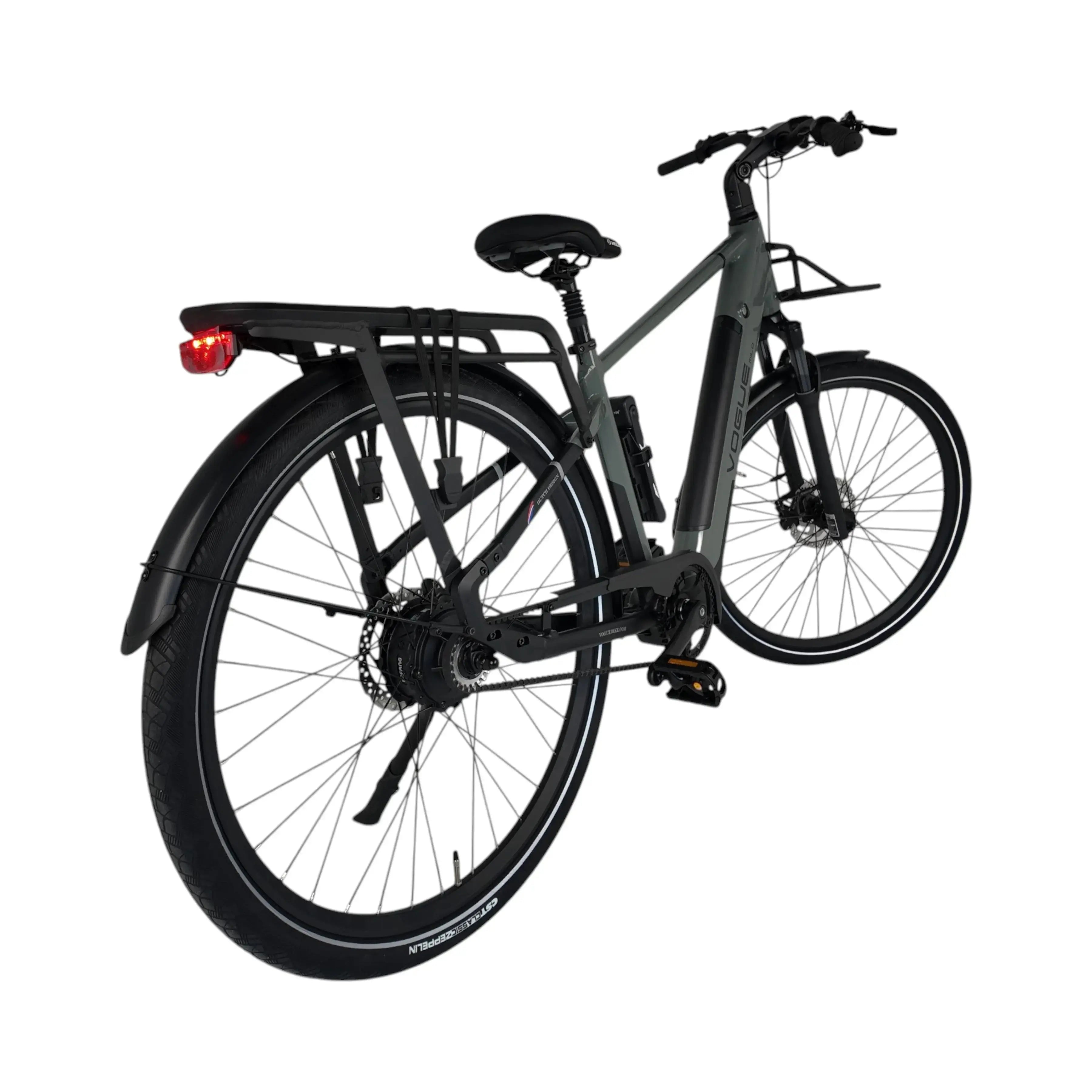 Vogue Milo Man Elektrische Fiets - Glossy Dark Grey - 47 cm - AE-trading