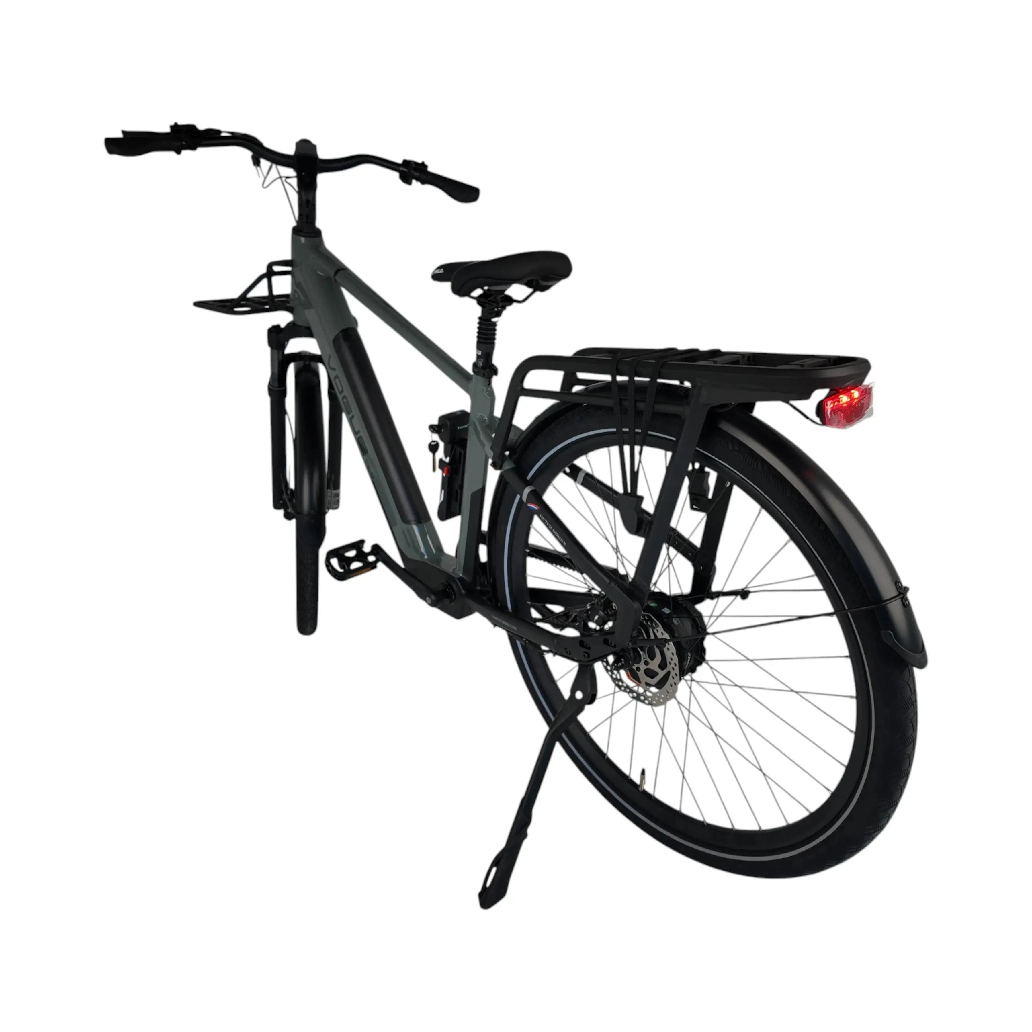 Vogue Milo Man Elektrische Fiets - Glossy Dark Grey - 47 cm - AE-trading