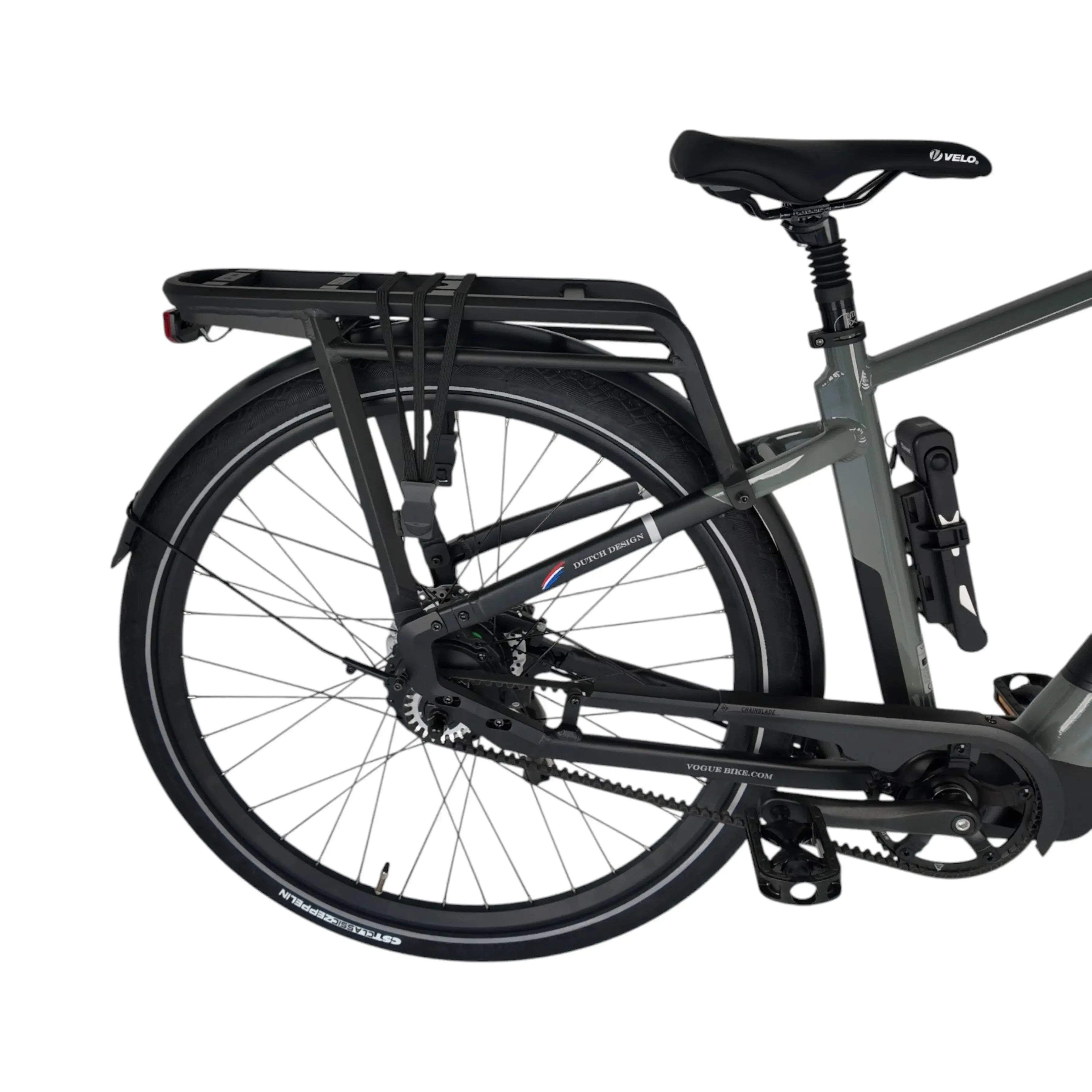 Vogue Milo Man Elektrische Fiets - Glossy Dark Grey - 47 cm - AE-trading