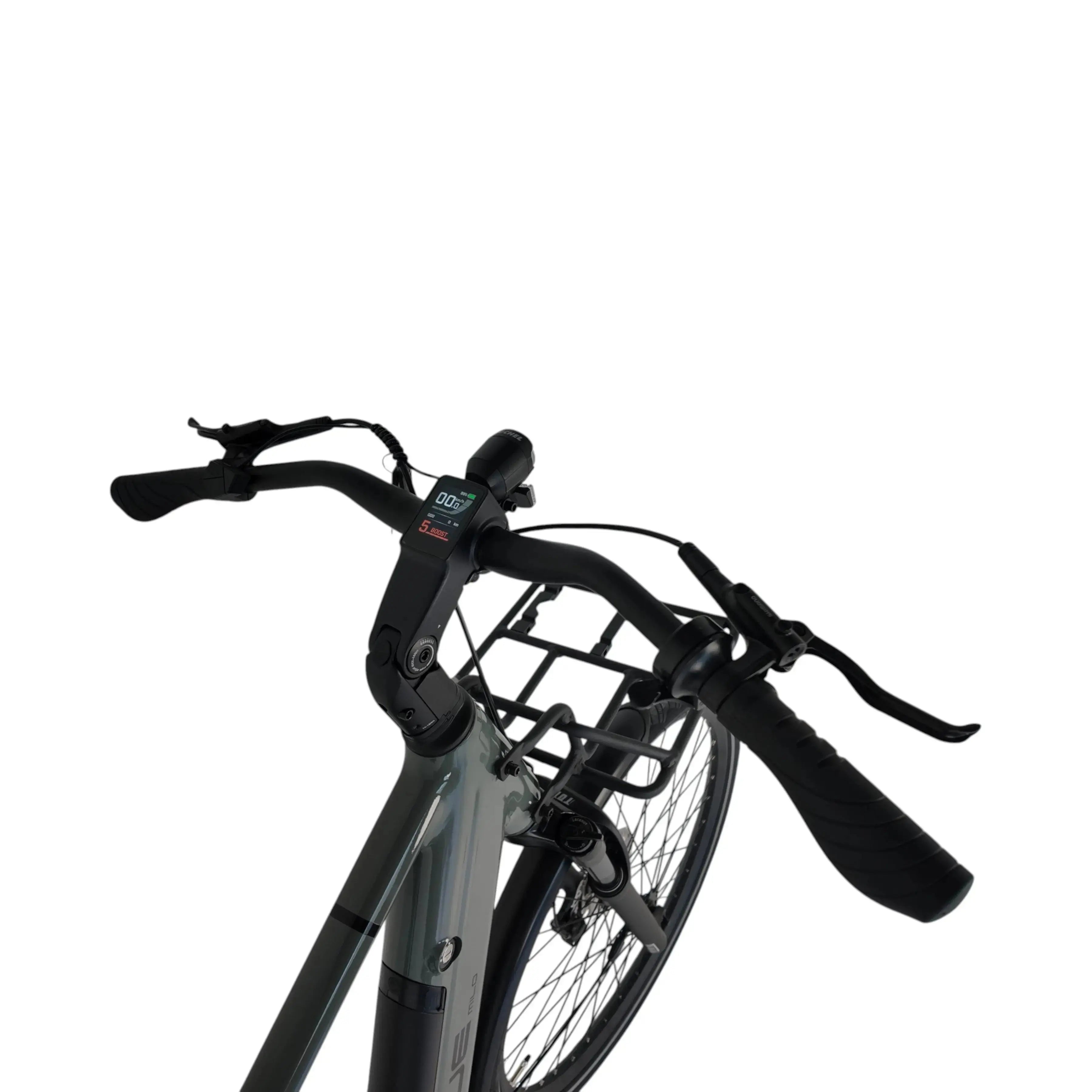 Vogue Milo Man Elektrische Fiets - Glossy Dark Grey - 47 cm - AE-trading