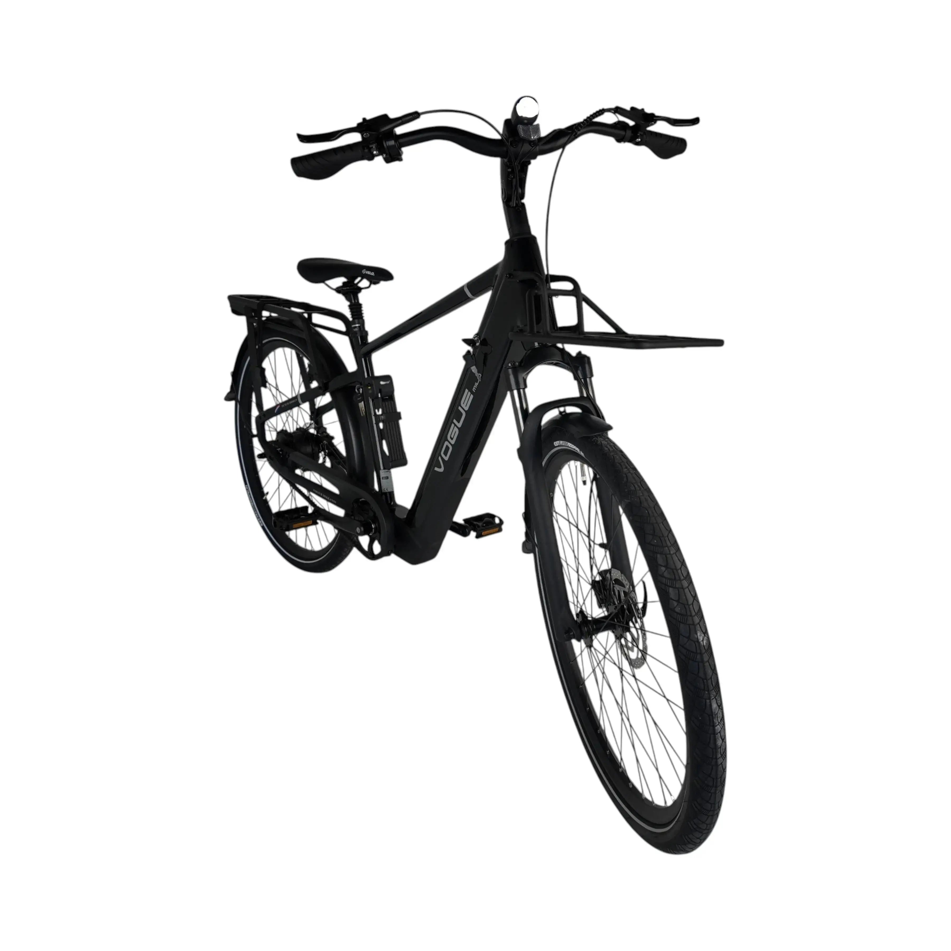 Vogue Milo Man Elektrische Fiets - Shiny Black - 47 cm - AE-trading