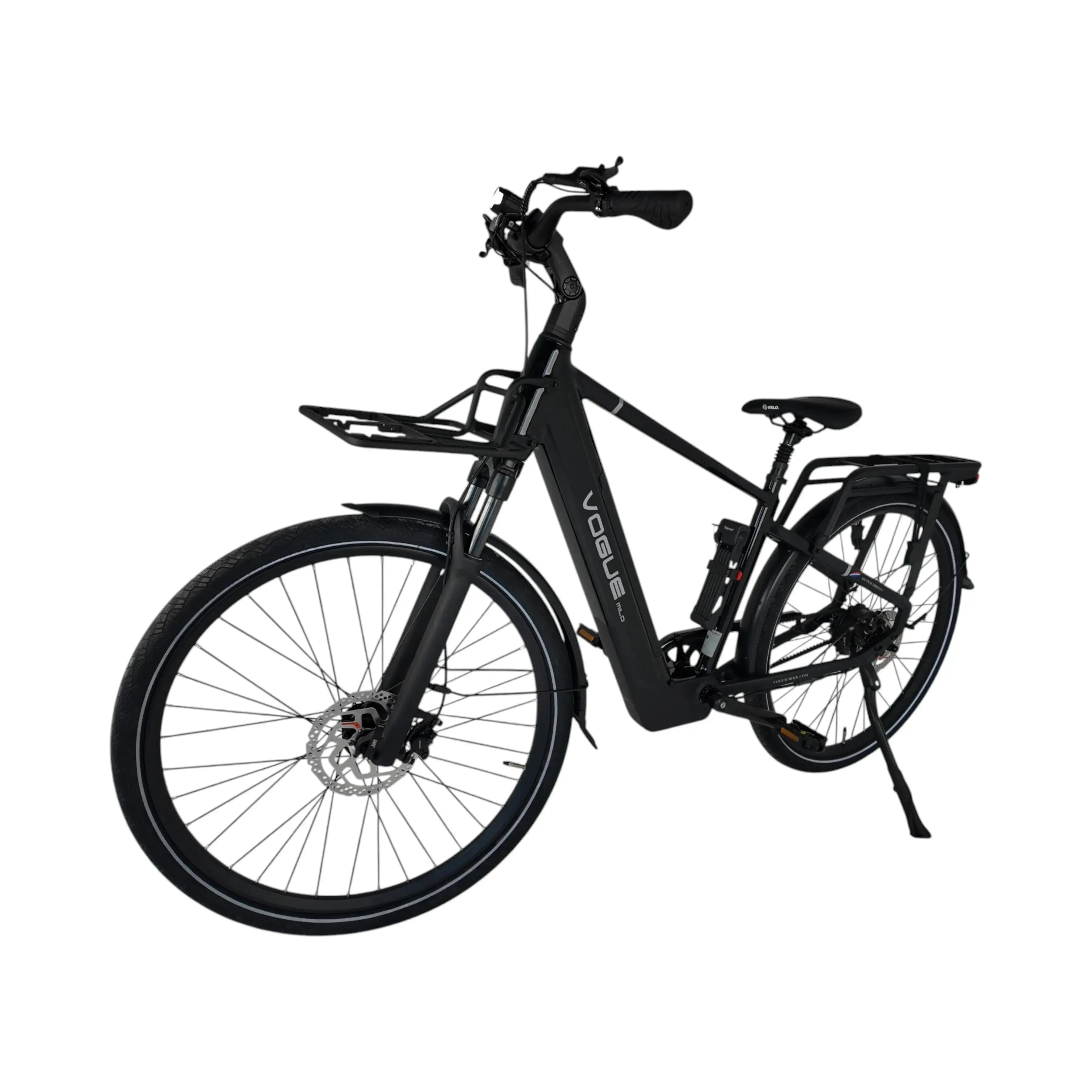 Vogue Milo Man Elektrische Fiets - Shiny Black - 47 cm - AE-trading