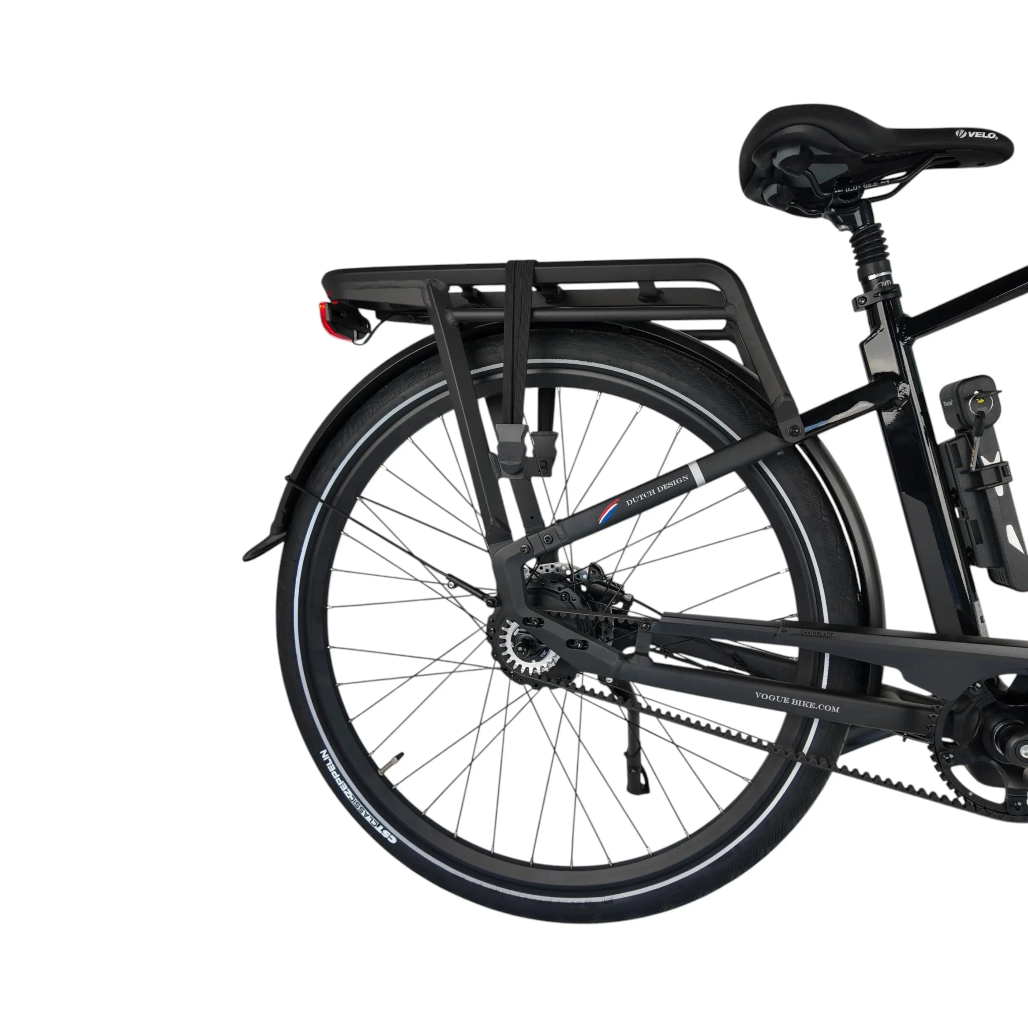 Vogue Milo Man Elektrische Fiets - Shiny Black - 47 cm - AE-trading