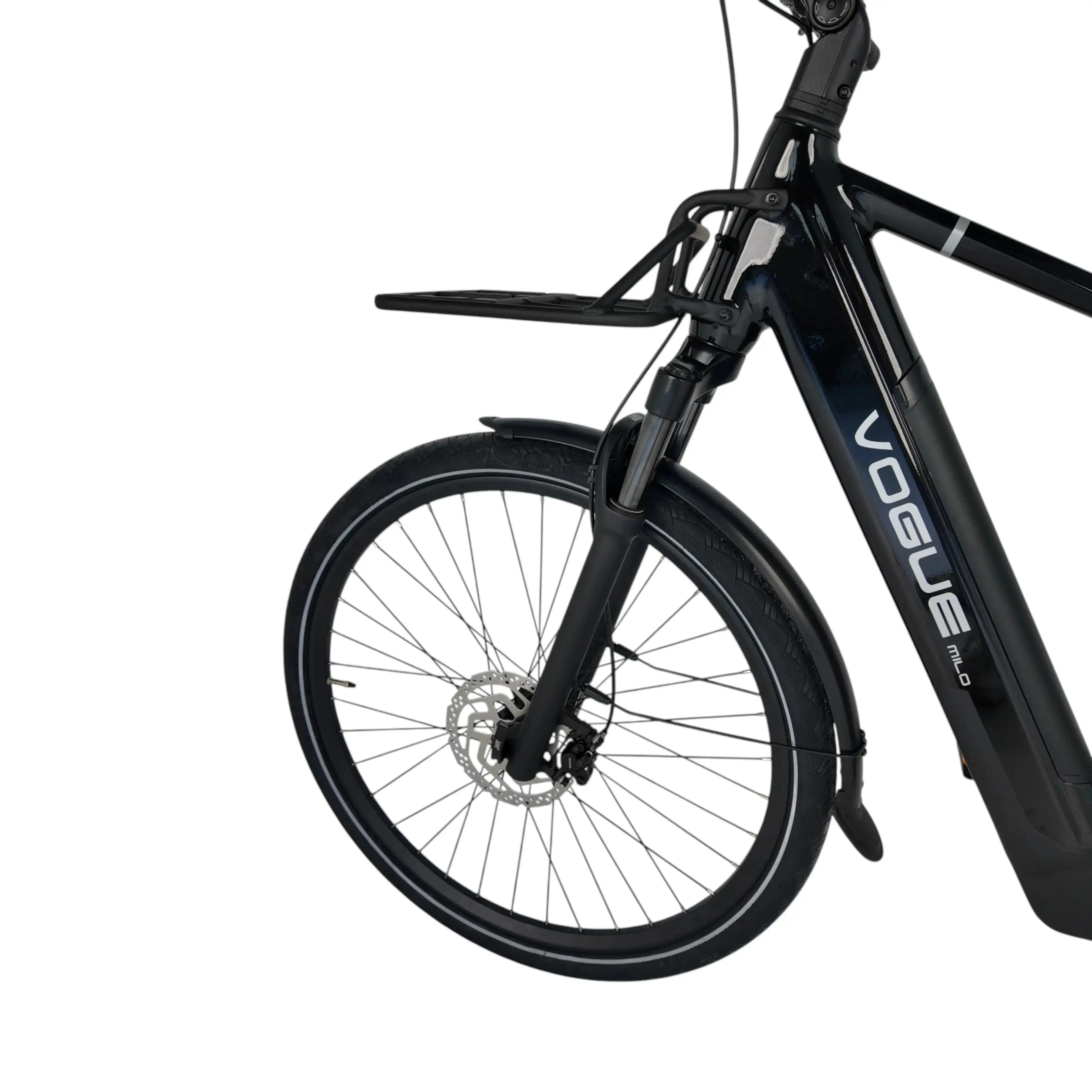 Vogue Milo Man Elektrische Fiets - Shiny Black - 47 cm - AE-trading