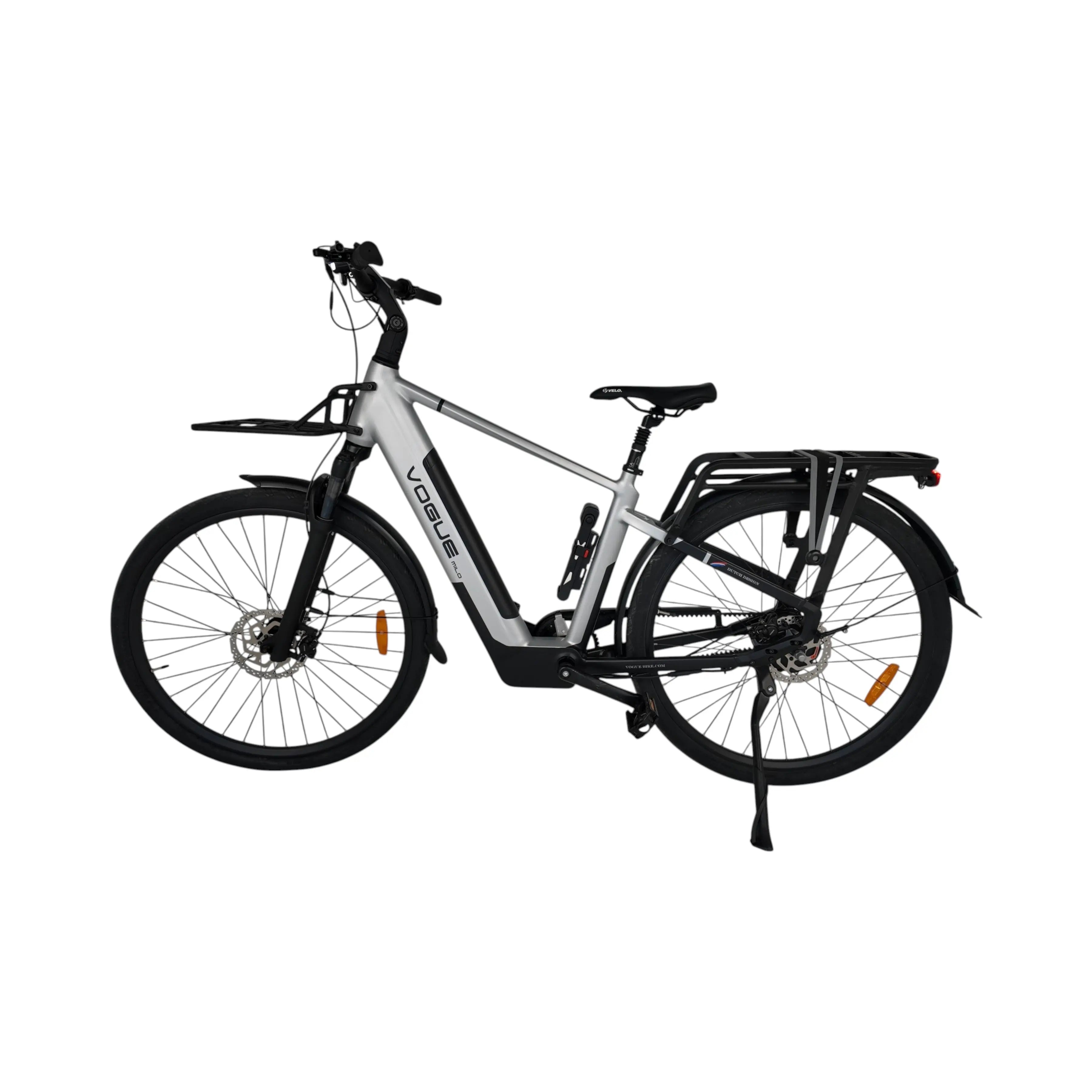 Vogue Milo Man Elektrische Fiets - Titanium Grey - 47 cm - AE-trading