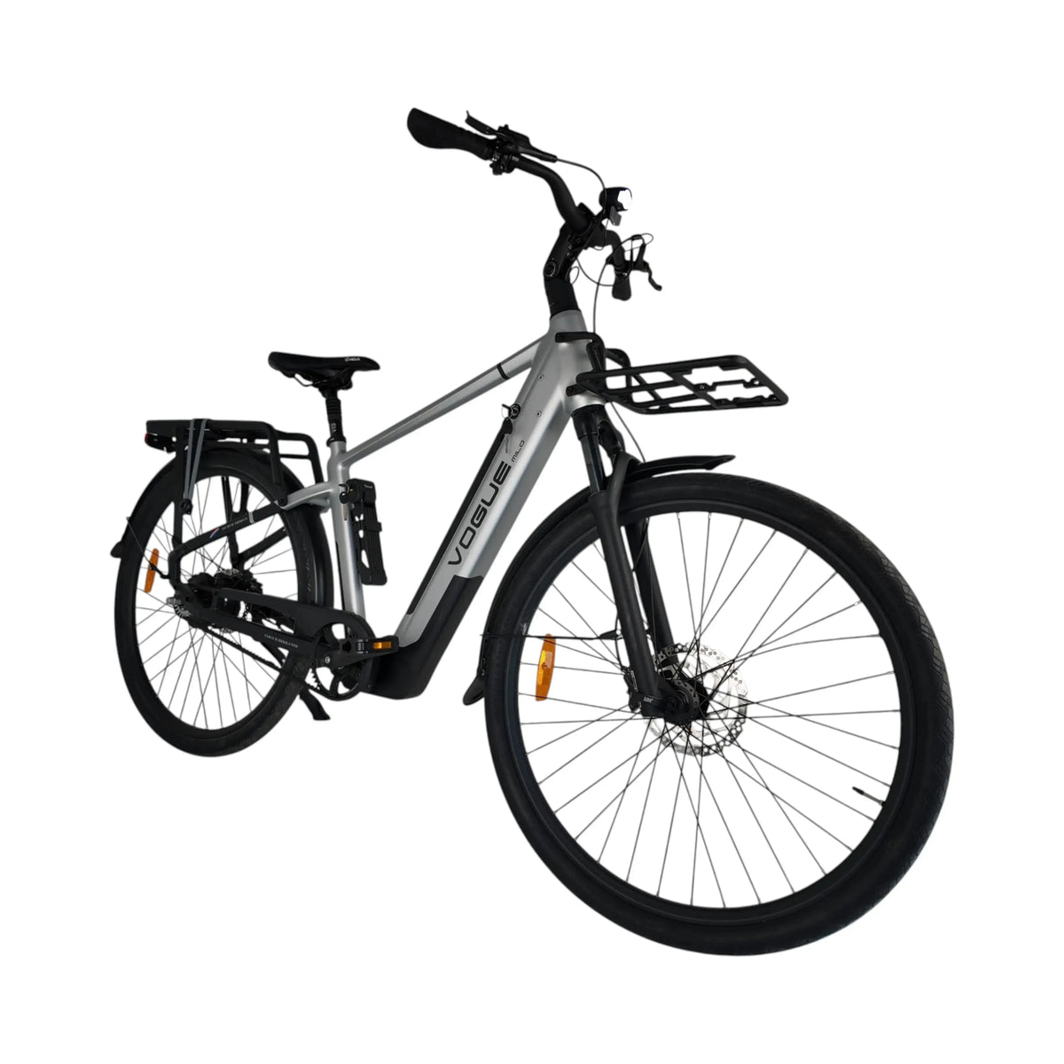 Vogue Milo Man Elektrische Fiets - Titanium Grey - 47 cm - AE-trading
