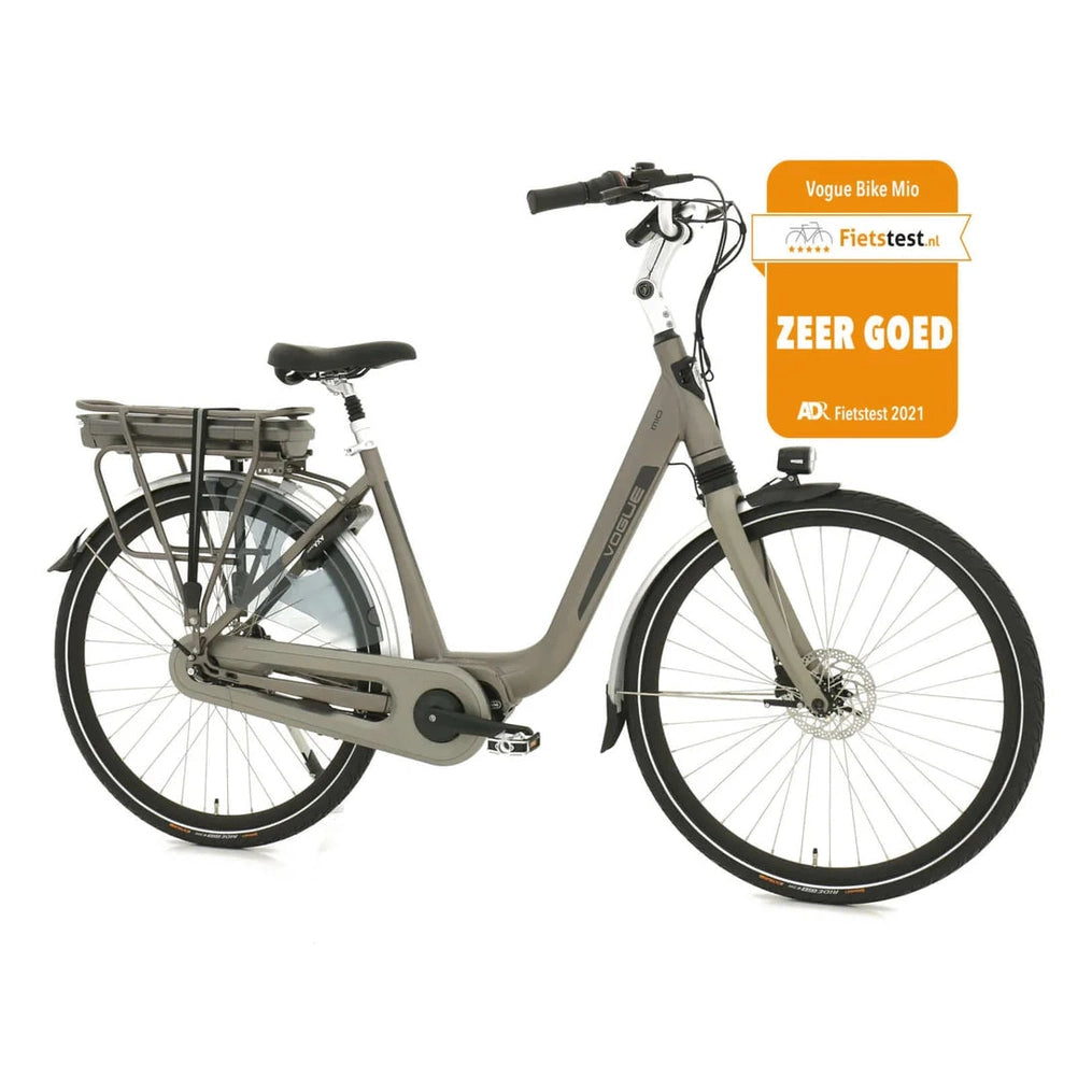 Vogue Mio 8SP Elektrische Fiets E-bike met Hydraulische Remmen 13Ah 36V 468Wh 46cm - Mat Grijs (kopie) - AE-trading