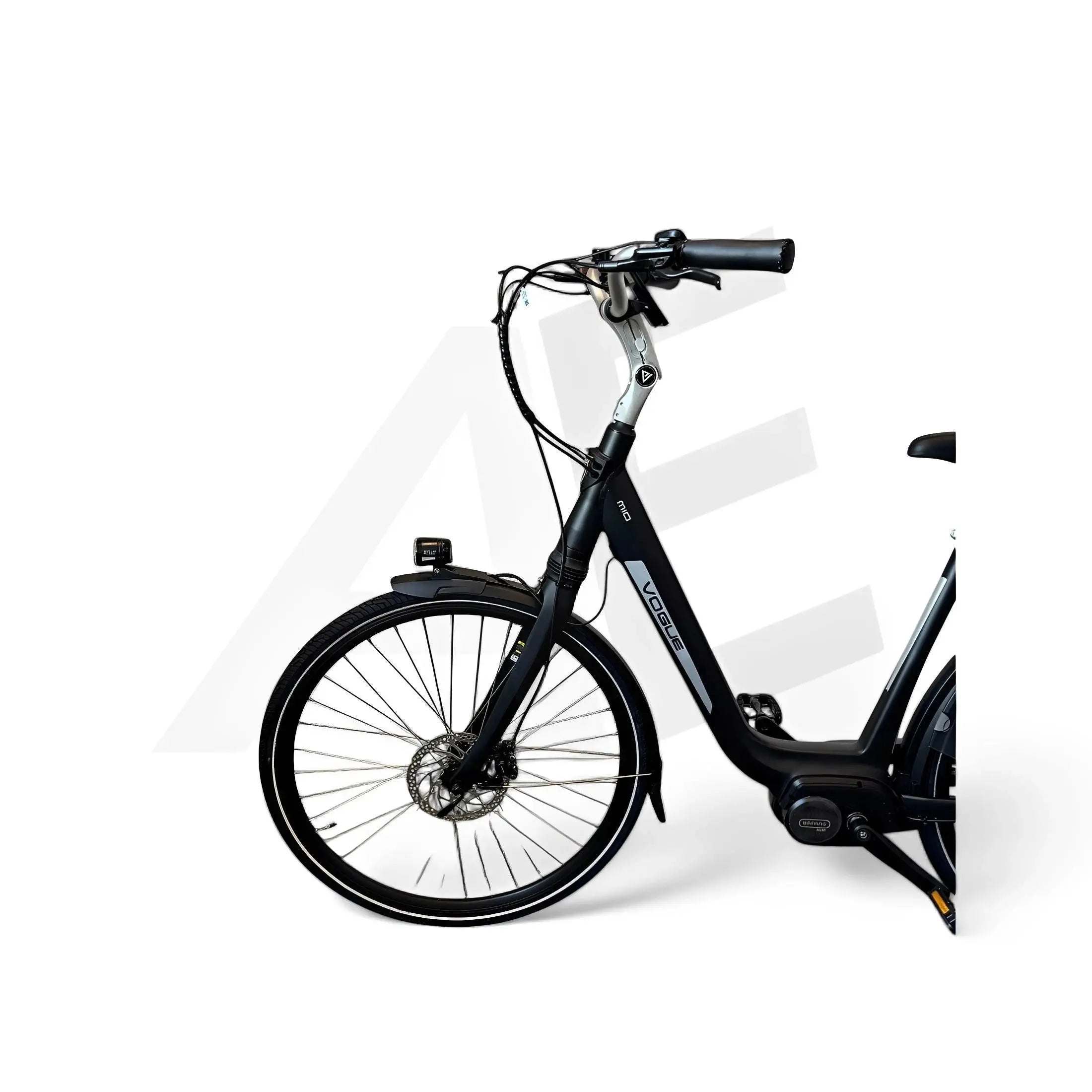 Vogue Mio 8SP Elektrische Fiets E-bike met Hydraulische Remmen 13Ah 36V 468Wh 46cm - Mat Grijs - AE-trading