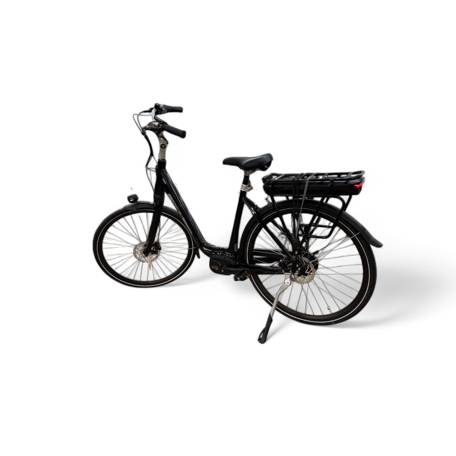 Vogue Mio 8SP Elektrische Fiets E-bike met Hydraulische Remmen 16Ah 36V 576Wh 46cm - Glans Zwart - AE-trading