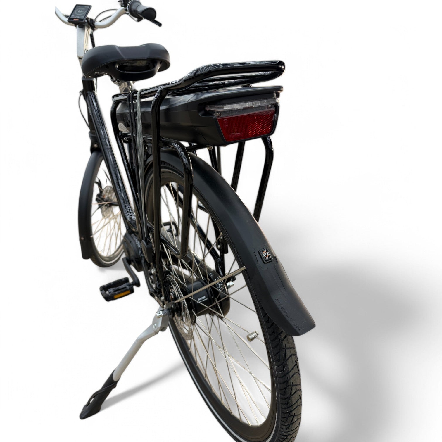 Vogue Mio 8SP Elektrische Fiets E-bike met Hydraulische Remmen 16Ah 36V 576Wh 46cm - Glans Zwart - AE-trading