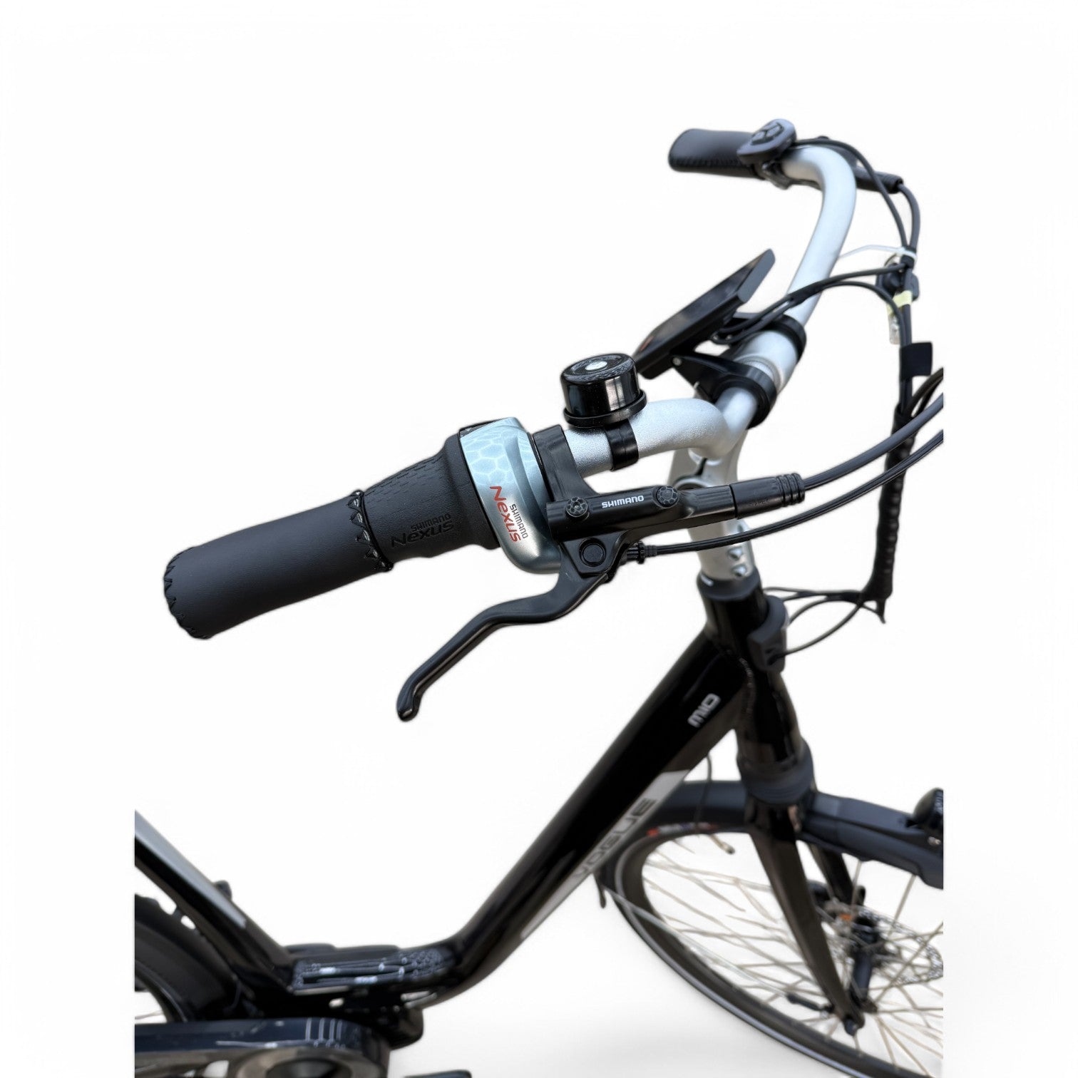 Vogue Mio 8SP Elektrische Fiets E-bike met Hydraulische Remmen 16Ah 36V 576Wh 46cm - Glans Zwart - AE-trading
