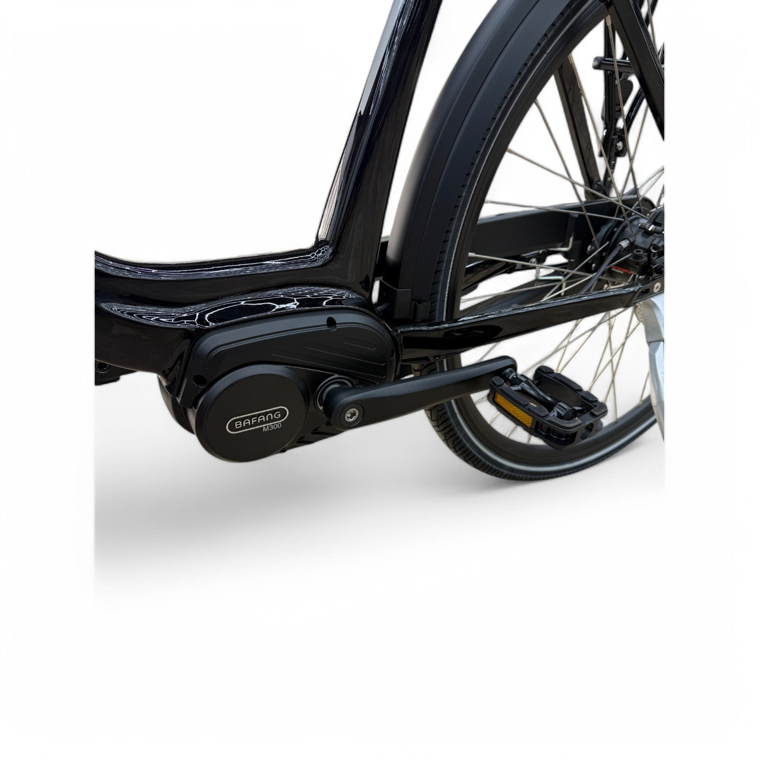 Vogue Mio 8SP Elektrische Fiets E-bike met Hydraulische Remmen 16Ah 36V 576Wh 46cm - Glans Zwart - AE-trading