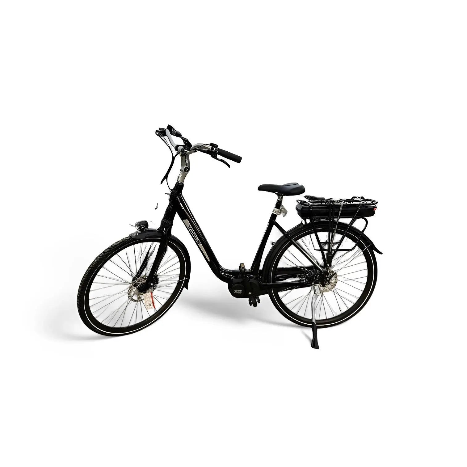 Vogue Mio 8SP Elektrische Fiets E-bike met Hydraulische Remmen 13Ah 36V 468Wh 46cm - Glans Zwart - AE-trading
