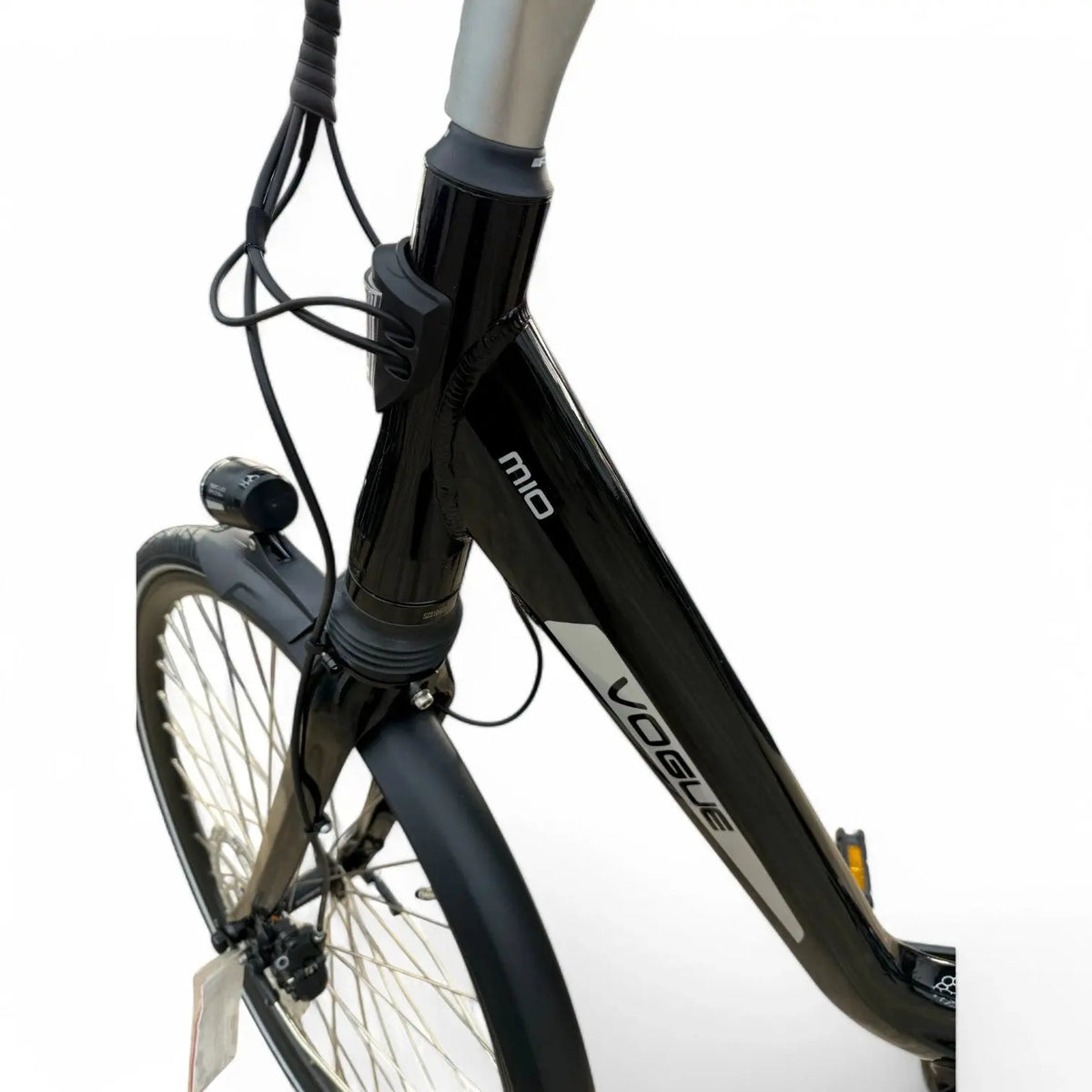Vogue Mio 8SP Elektrische Fiets E-bike met Hydraulische Remmen 13Ah 36V 468Wh 46cm - Glans Zwart - AE-trading